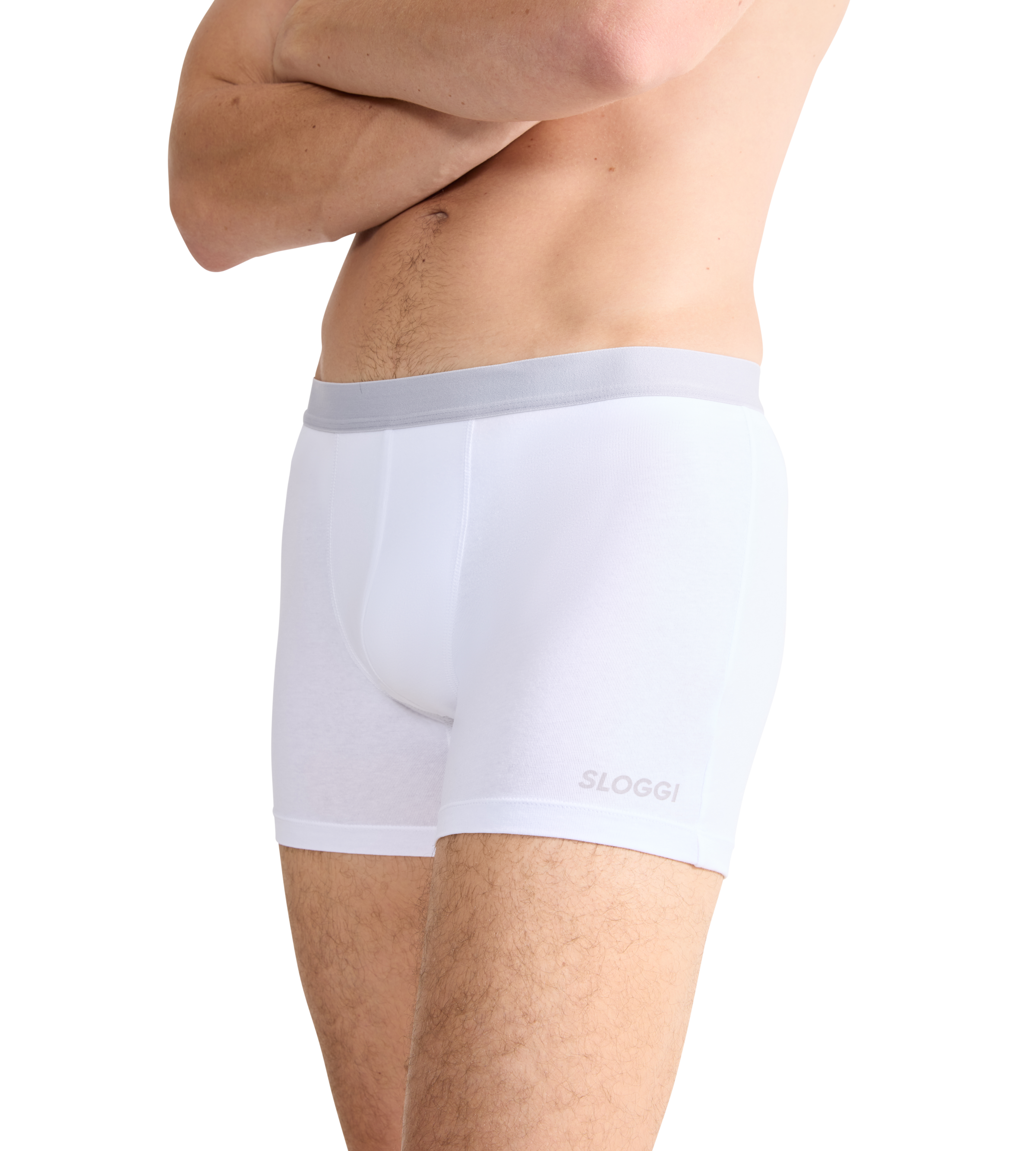 sloggi Retro Boxer »men GO ABC 2.0 Short 2P«, (2er Pack), dezentes, gedrucktes sloggi-Logo am Saum