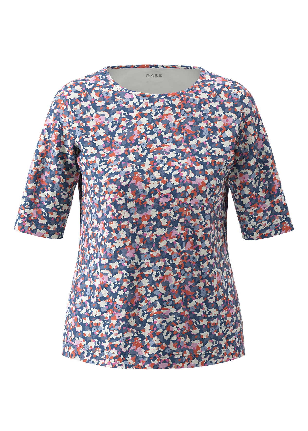 Rabe T-Shirt, mit All-Over Print