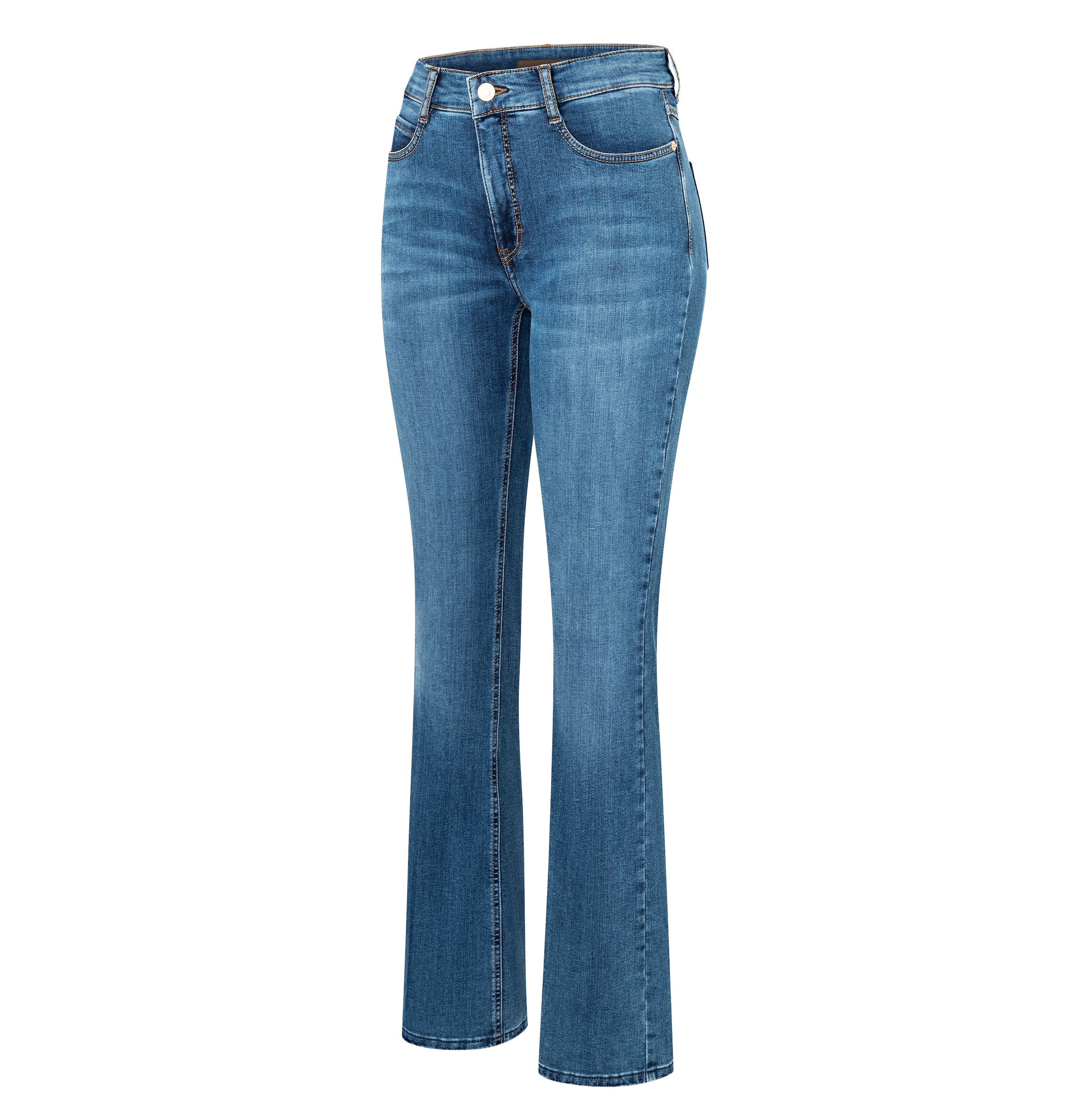 MAC Bootcut-Jeans »BOOT«, Modisch ausgestellter Saum