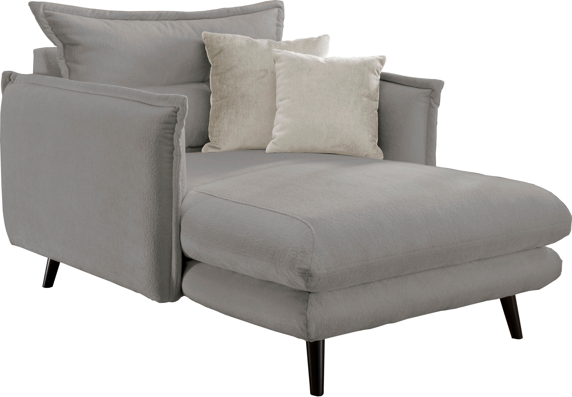 INOSIGN Loveseat »Lazio«, moderner Sessel mit einer bequemen Polsterung, 2 Stk. Zierkissen
