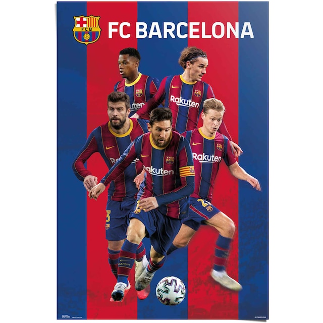 ❤ Reinders! Poster »FC Barcelona Camp Nou - Spanien - Spieler«, (1 St.)  bestellen im Jelmoli-Online Shop