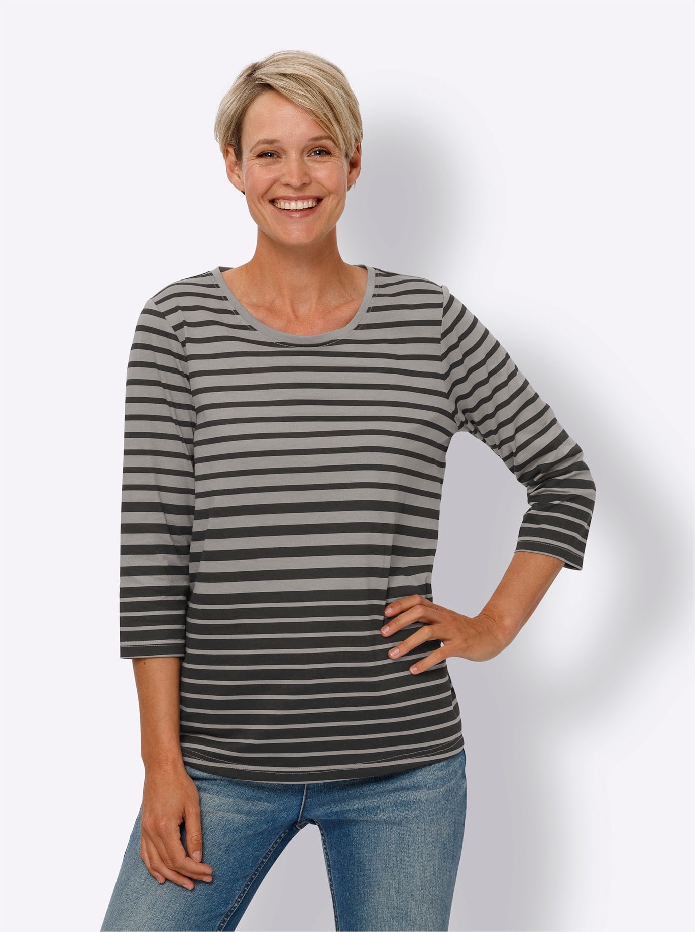Classic Basics 3/4-Arm-Shirt »Ringelshirt« 1 Stk.