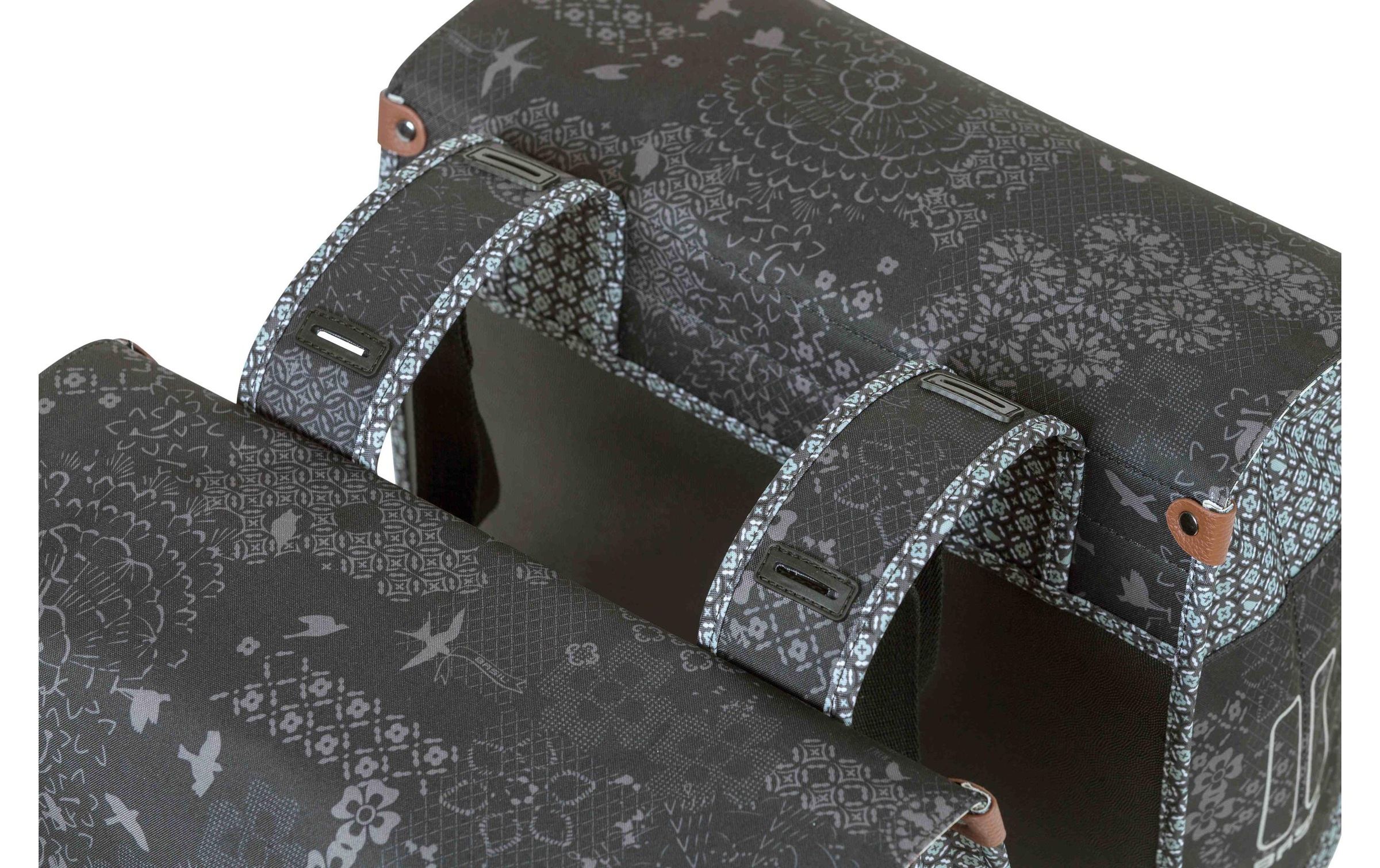 Basil Gepäckträgertasche »BASIL BOHEME DOUBLE BAG, schwarz«
