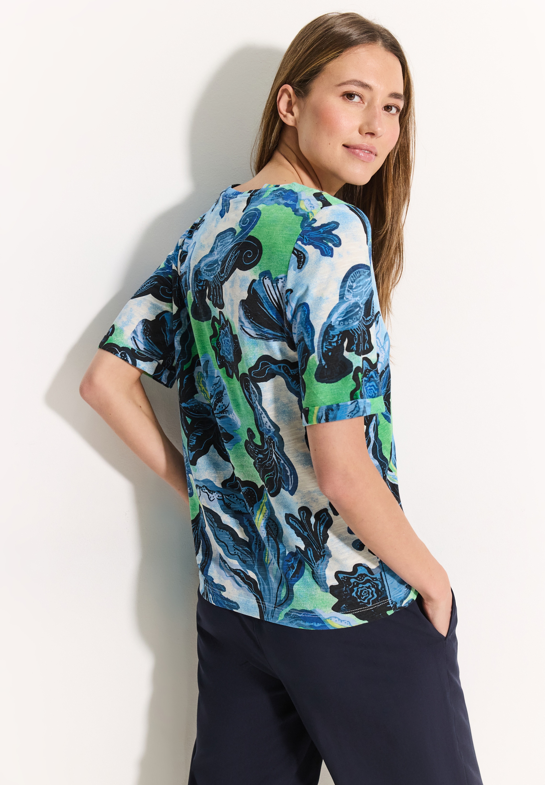 Cecil Tunikashirt, mit All-Over Print