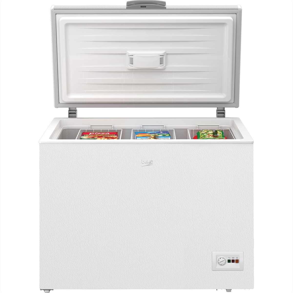 BEKO Gefriertruhe »Beko Gefriertruhe GTM30041CH, 298l, E, weiss«, 86 cm hoch, 11.05 cm breit