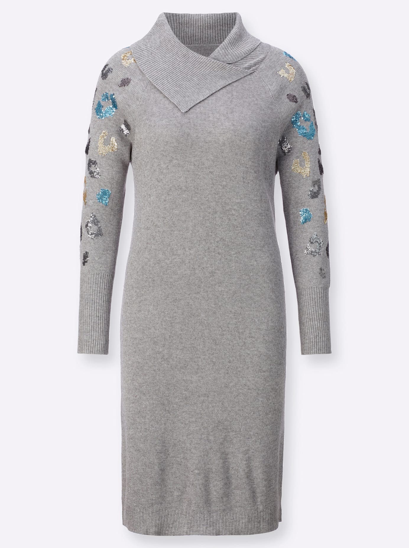 Strickkleid »Schurwolle-Viskose-Strickkleid«
