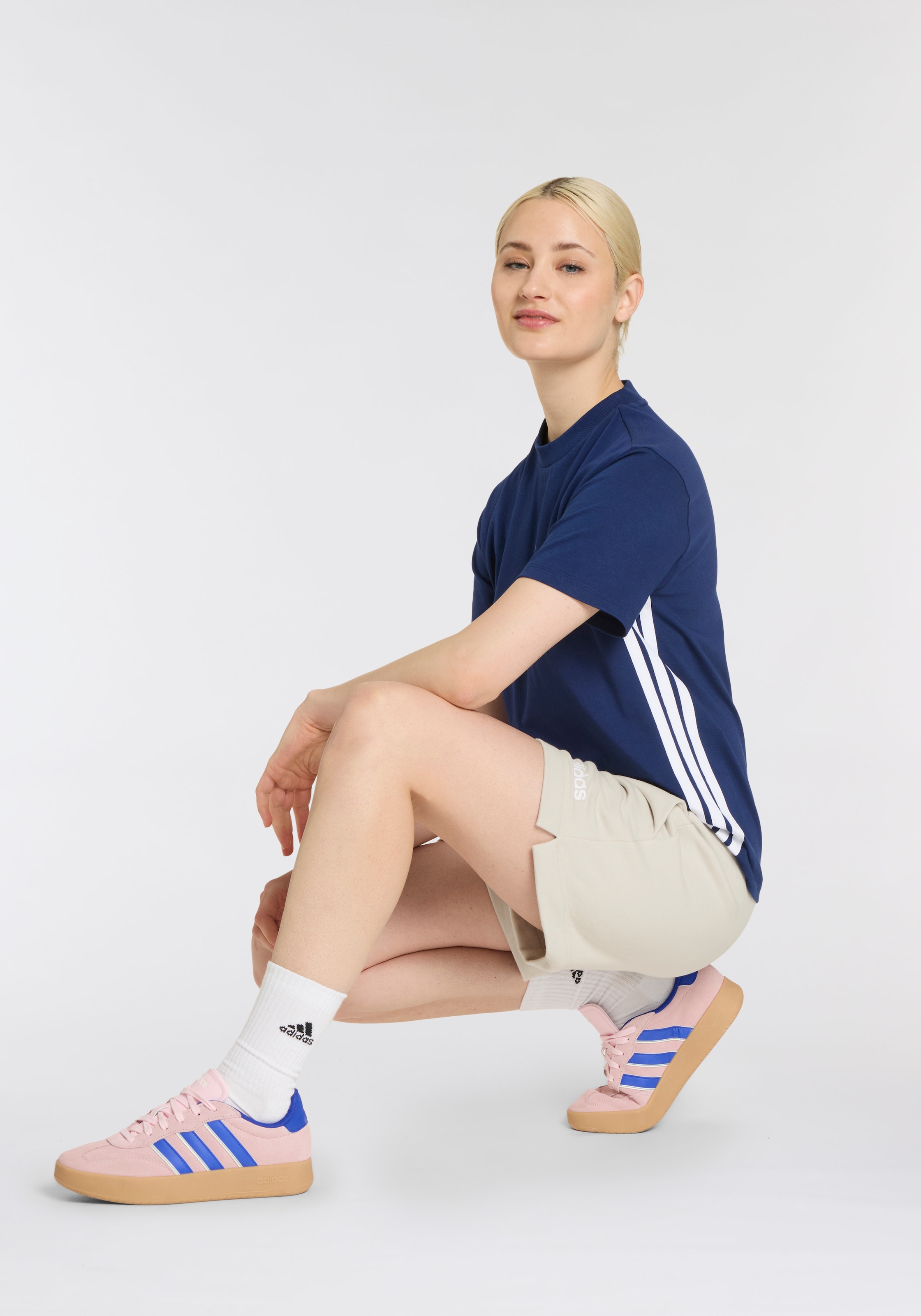 adidas Sportswear Shorts »W LIN FT SHO«, (1 tlg.)