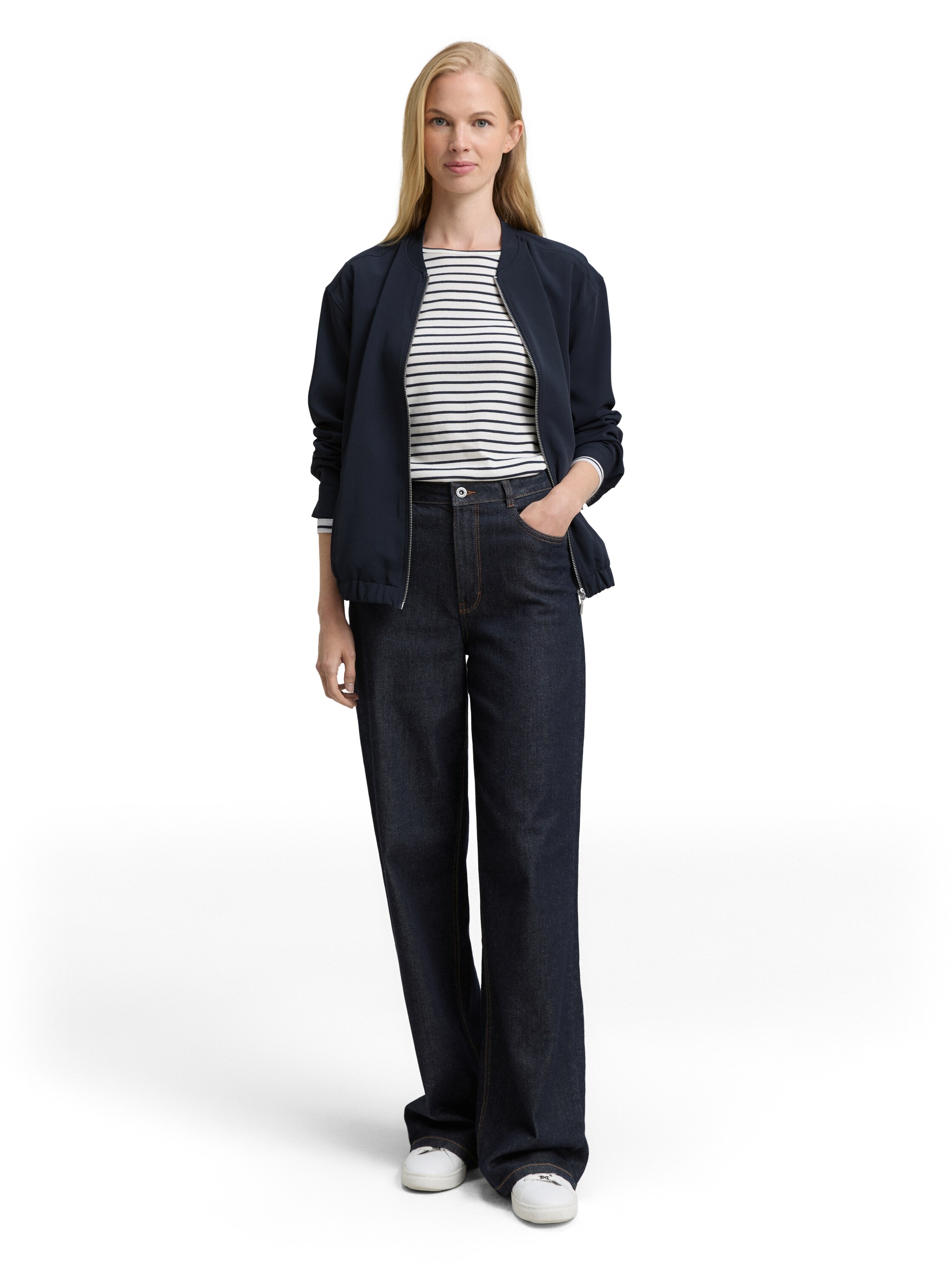 TOM TAILOR Cardigan, mit Stehkragen und Reissverschluss