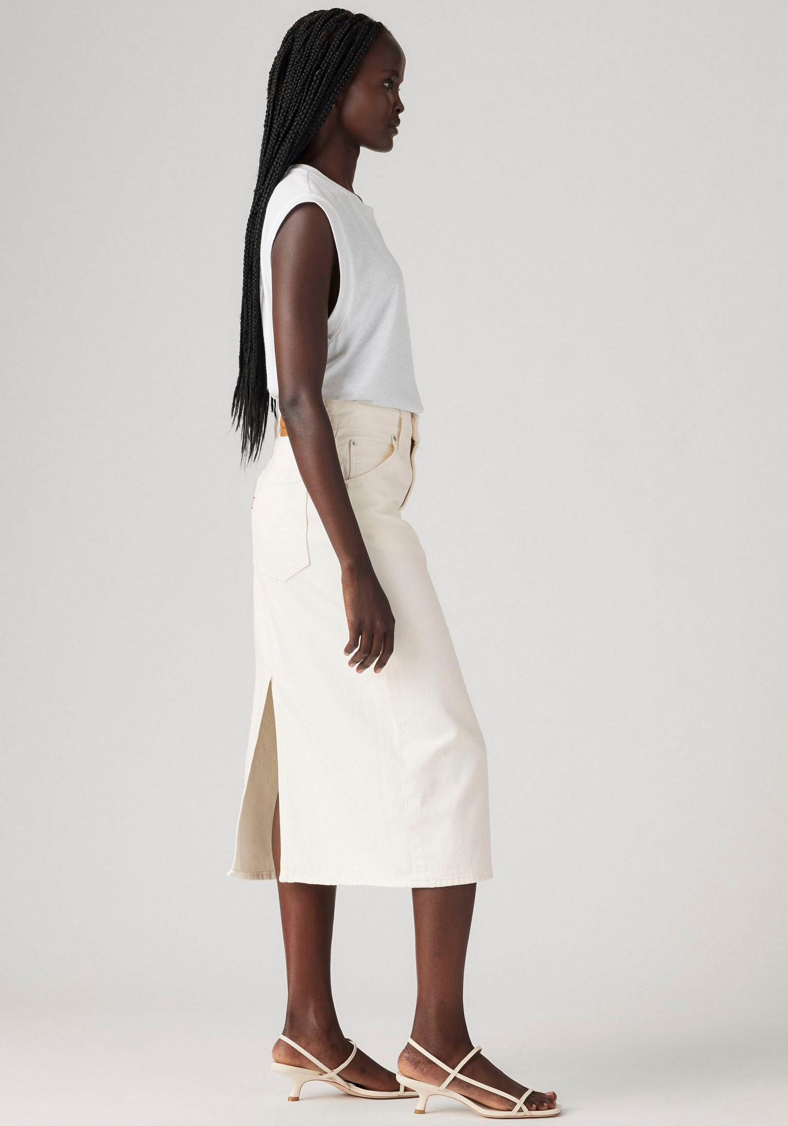 Levi's® Jeansrock »HR BACK SLIT SKIR«, mit Schlitz hinten
