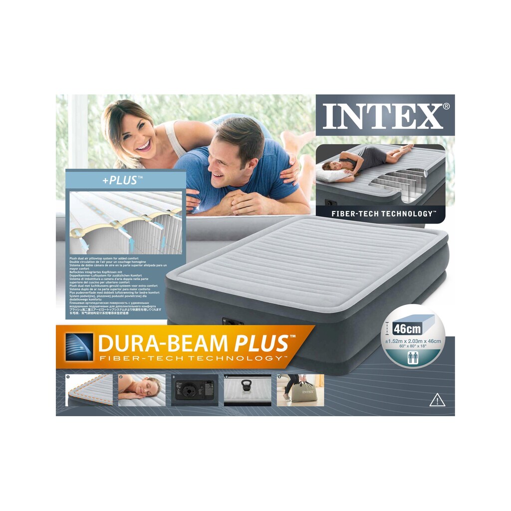 Intex Luftbett »DuraBeam Deluxe Comfort-Plush Queen 46cm«