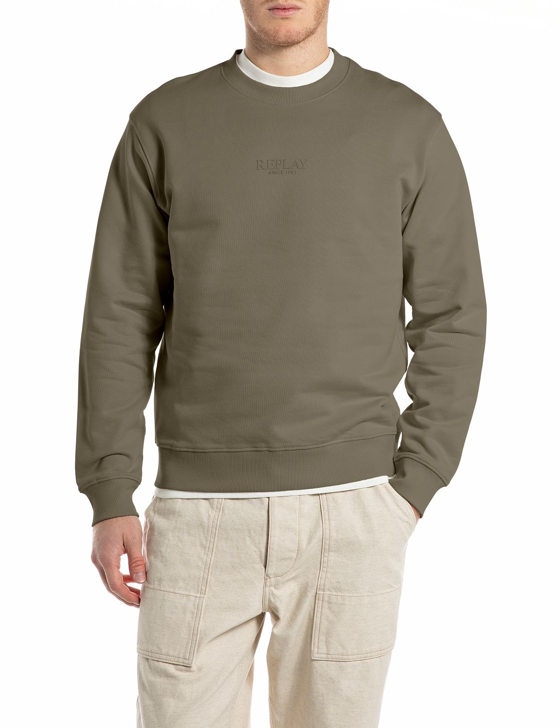 Replay Sweatshirt, Rundhals, Regular Fit
