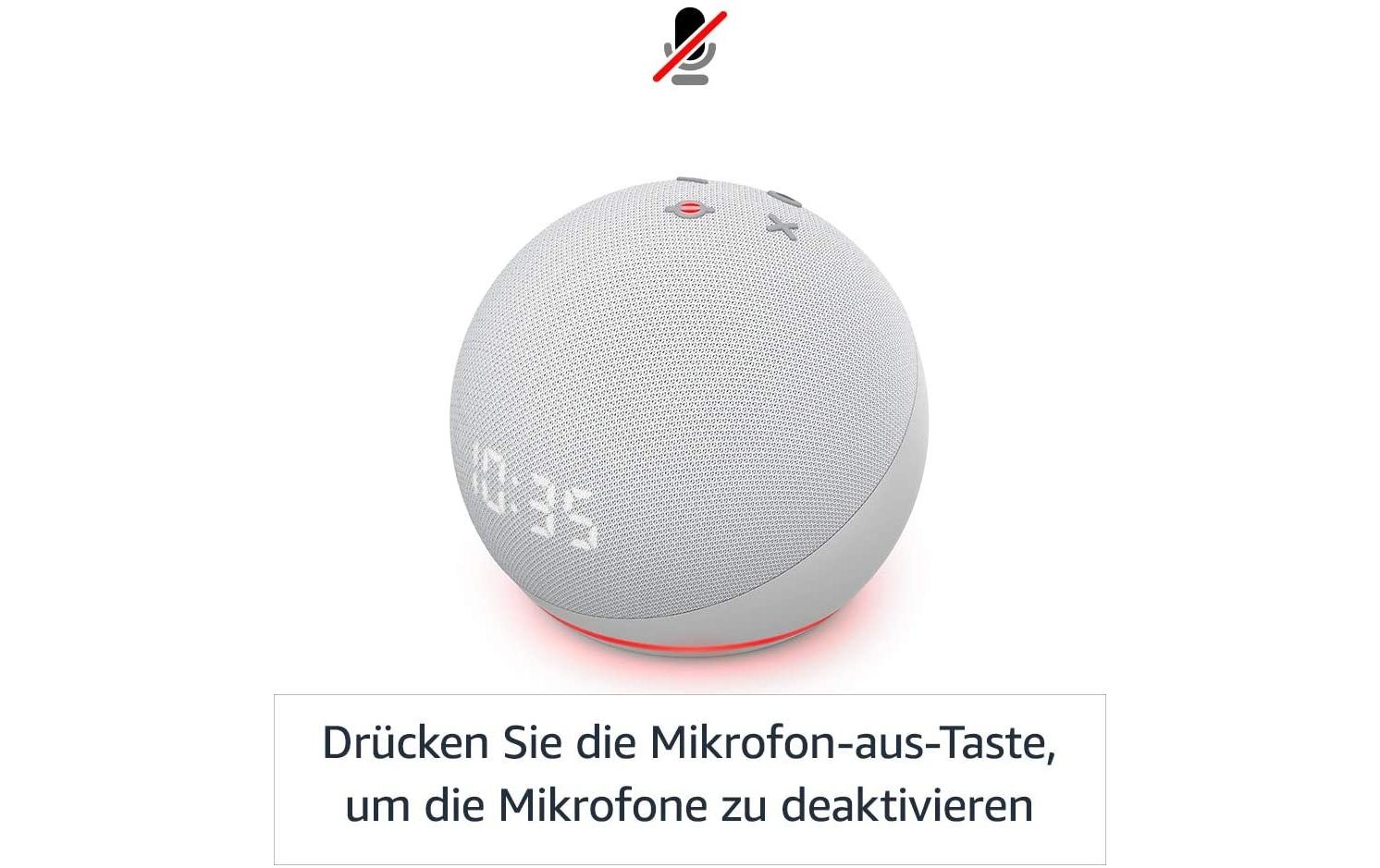 Amazon Bluetooth-Speaker »Echo Dot 4. Gen. mit Uhr«