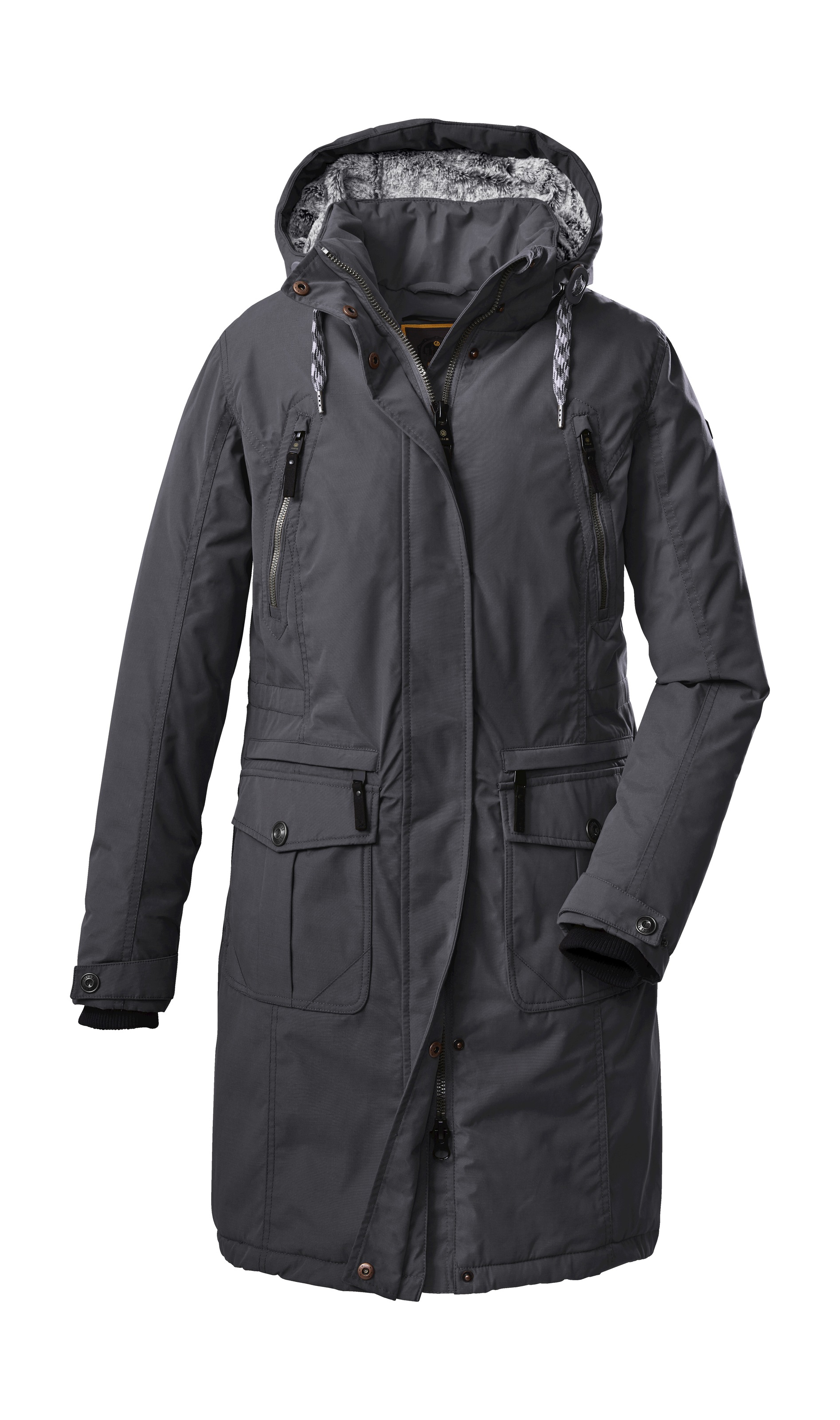 G.I.G.A. DX by killtec Funktionsmantel »GW 47 WMN CT« Wintermantel, abnehmbare Kapuze, wasserabweisend, viele Taschen