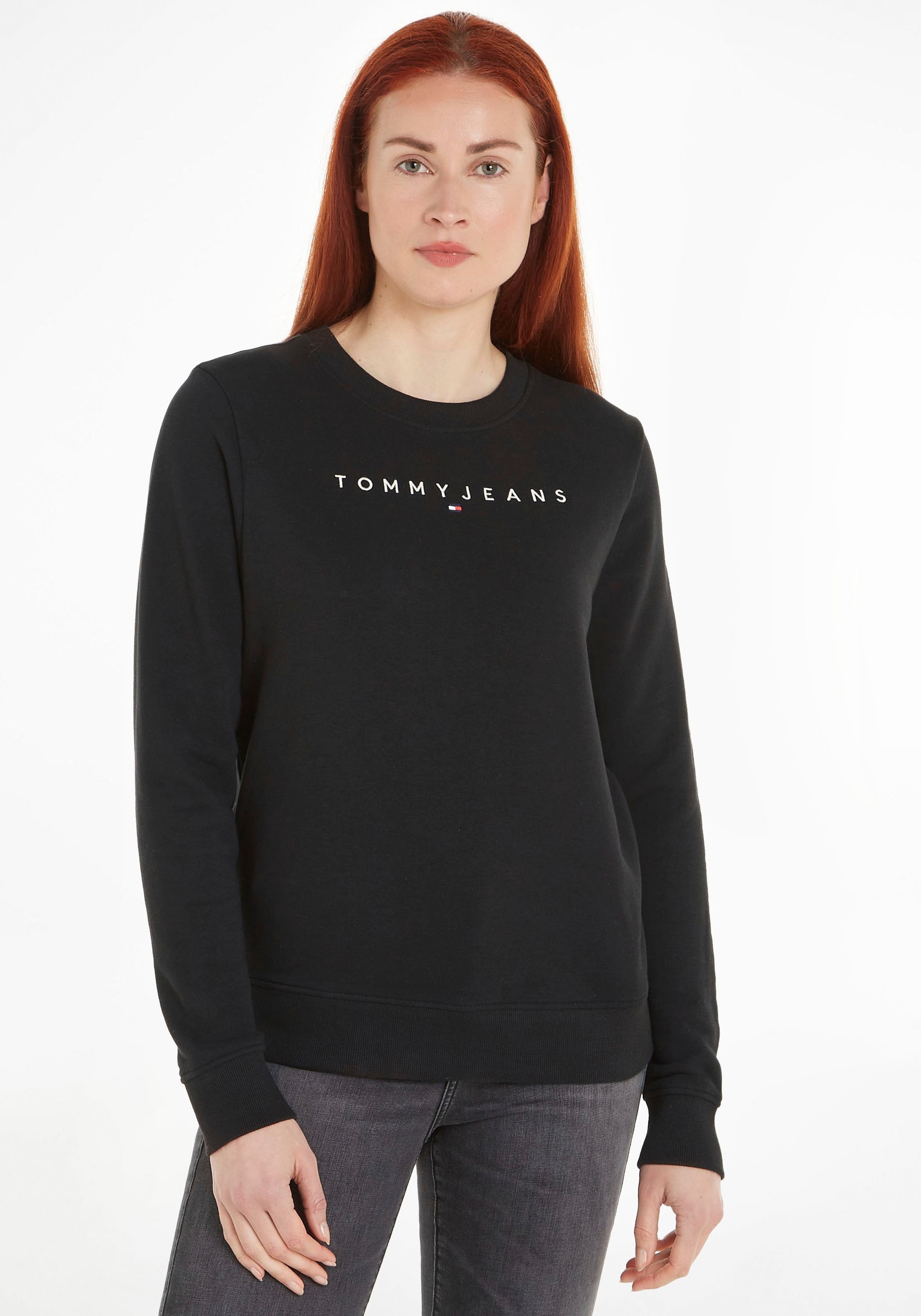 Tommy Jeans Curve Sweatshirt »TJW REG LINEAR CREW EXT«
