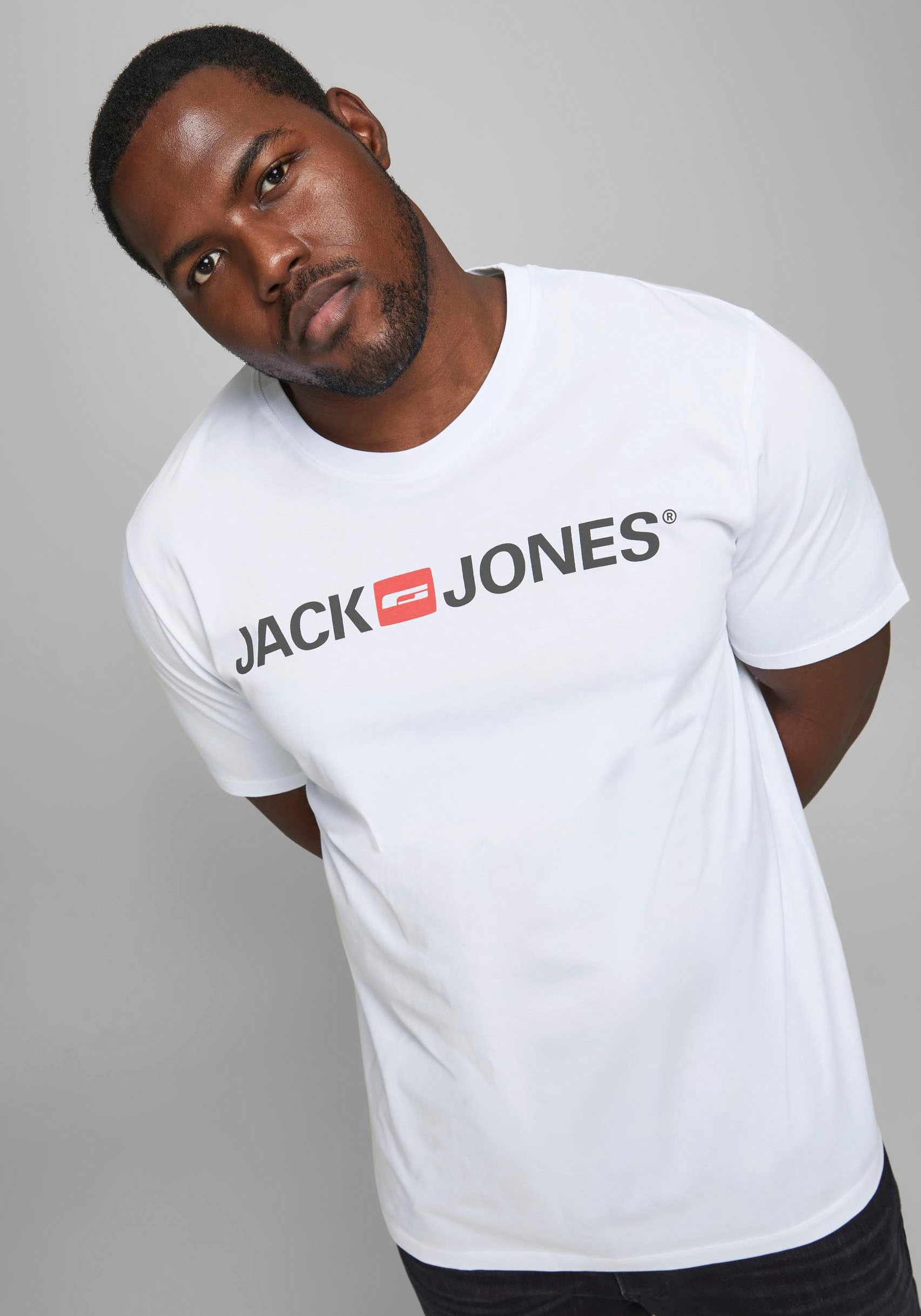 Jack & Jones PlusSize T-Shirt »CORP LOGO TEE«, bis Grösse 6XL