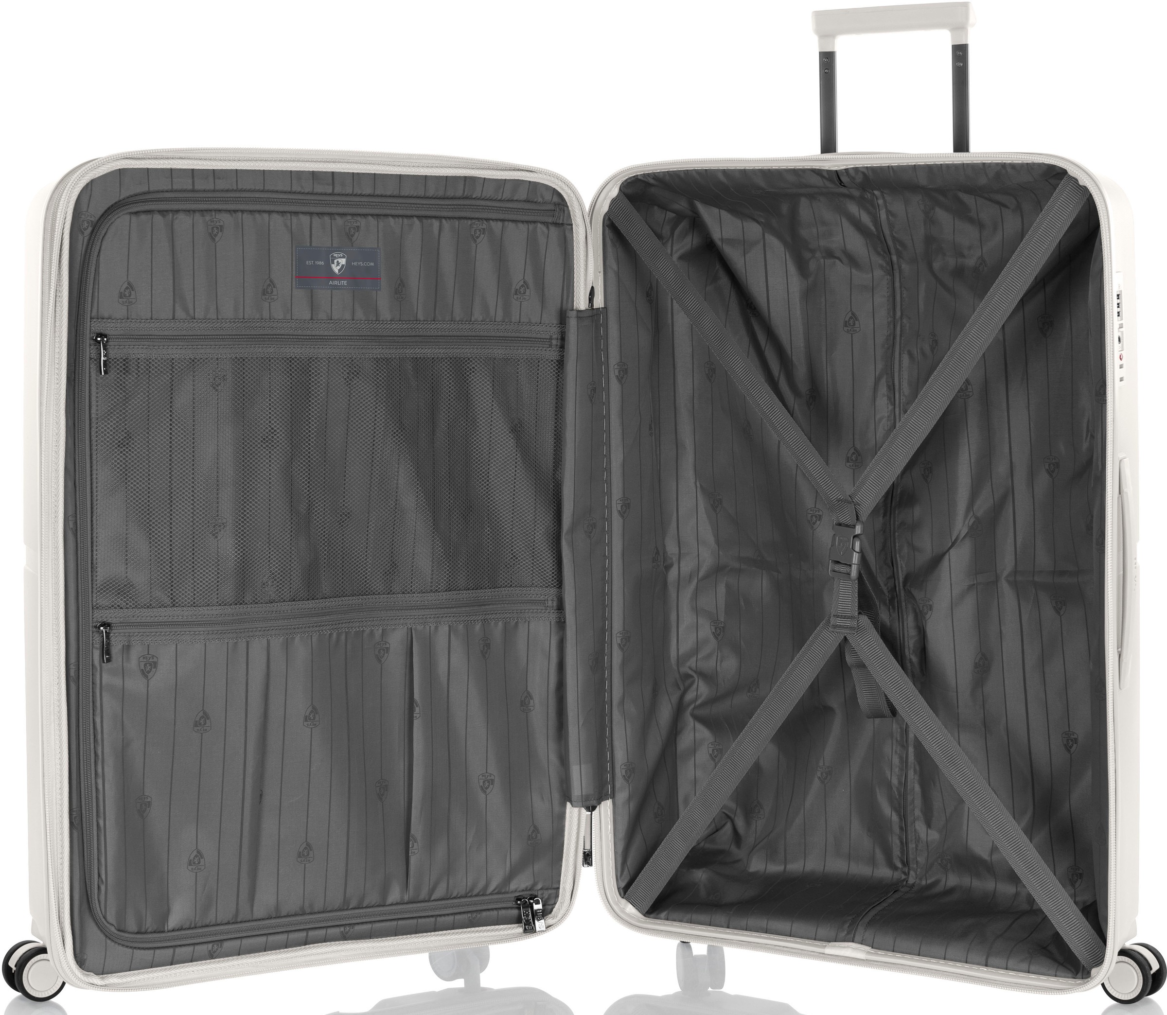 Heys Hartschalen-Trolley »AirLite, verschiedene Grössen und Farben«, 4 Rollen, Heys x Joachim Llambi Hartschalen-Koffer TSA Schloss