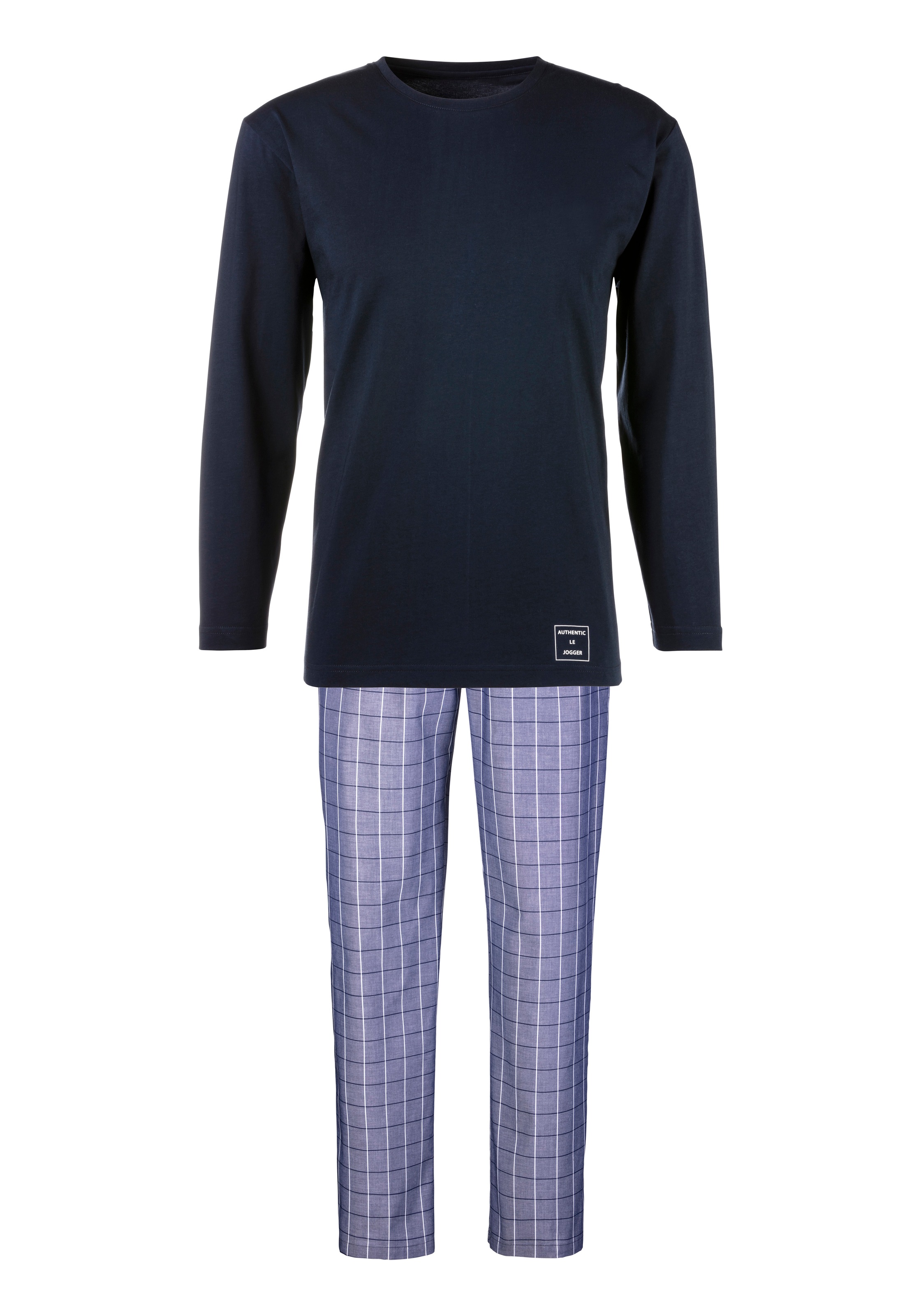 Image of Ackermann - AUTHENTIC LE JOGGER Pyjama, mit karierter Webhose einkaufen bei Ackermann Versand Schweiz