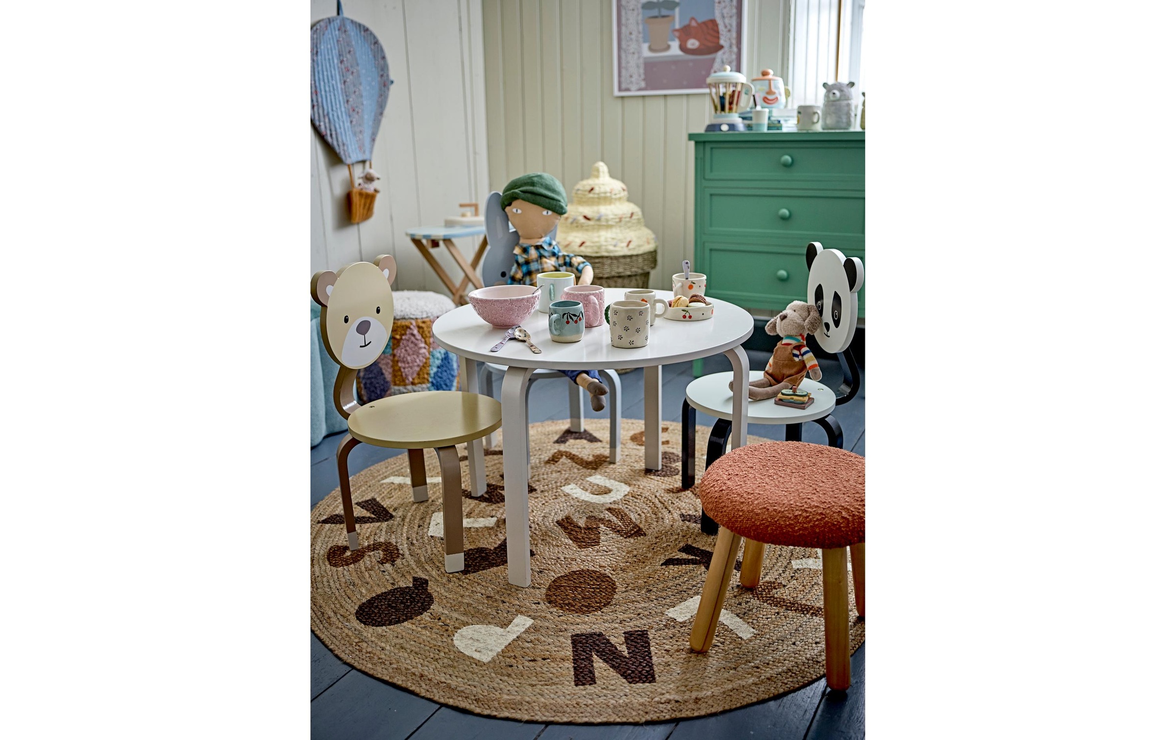 Bloomingville Kinderteppich »Dinne D 130 cm«
