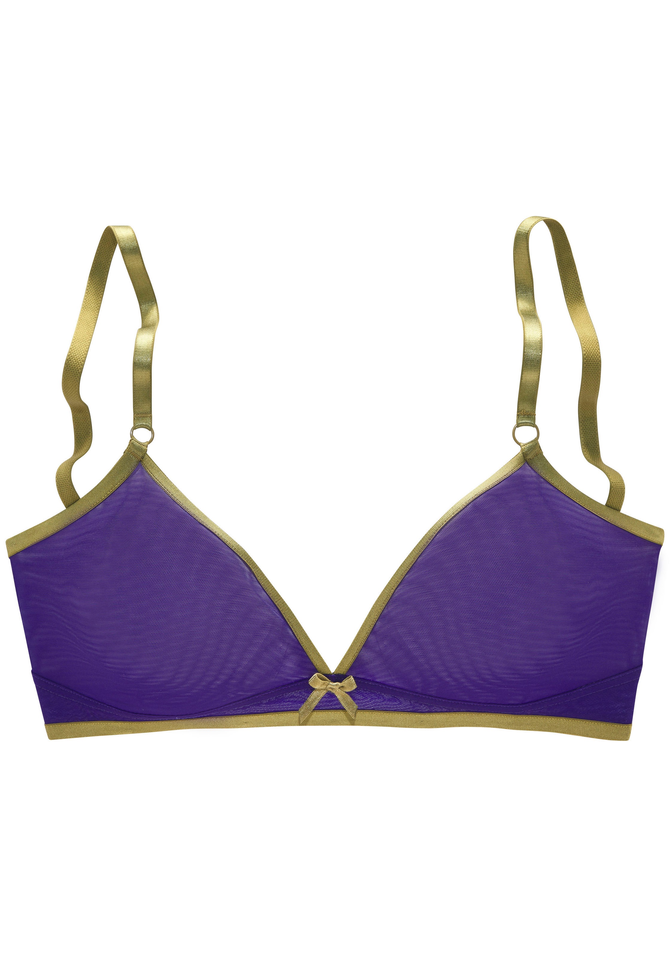 Vivance Bralette-BH, ohne Bügel aus transparentem Soft-Mesh, transparente Unterwäsche