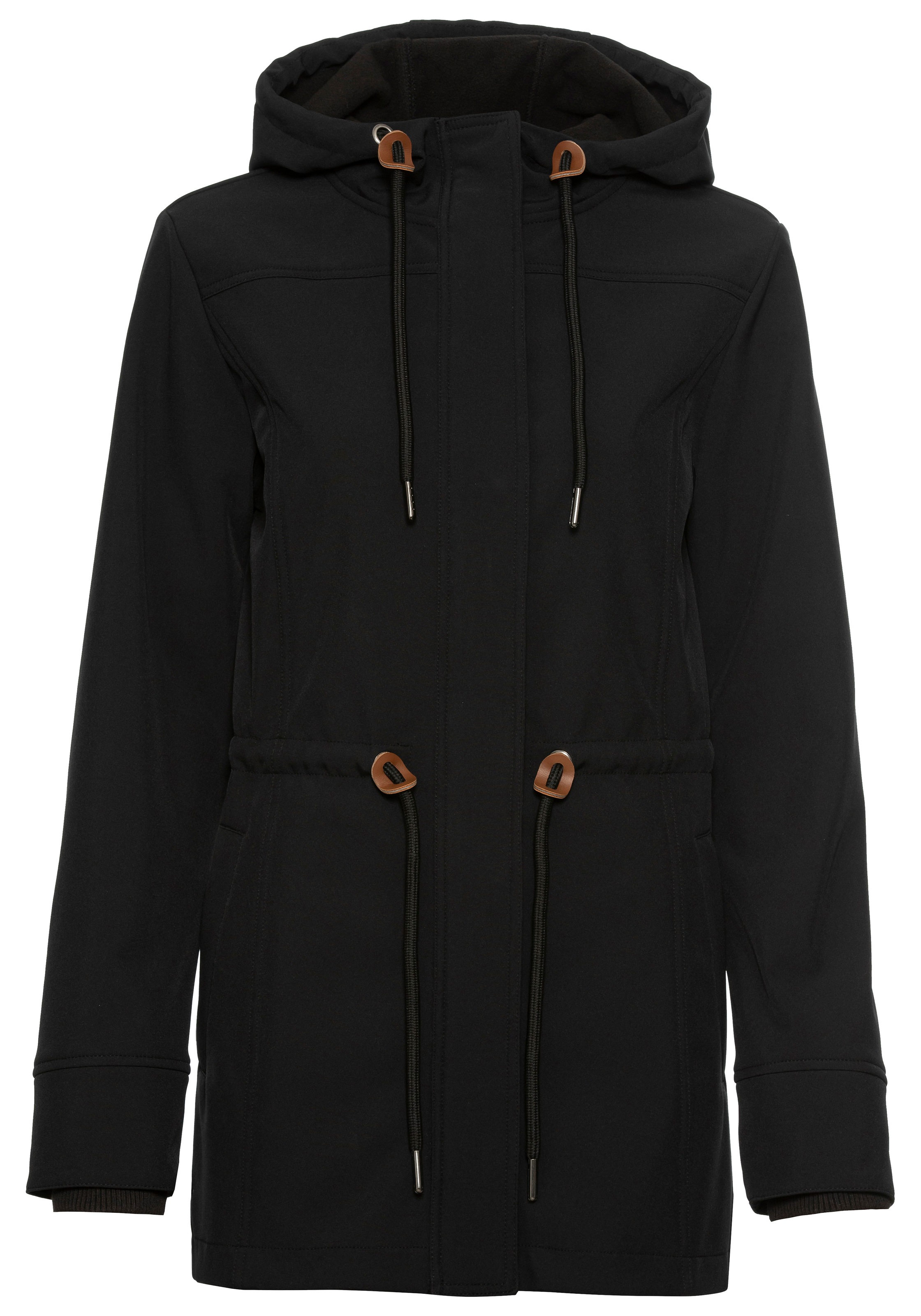 Vivance Active by Lascana Softshelljacke mit Kapuze mit Kordelzug an der Taille