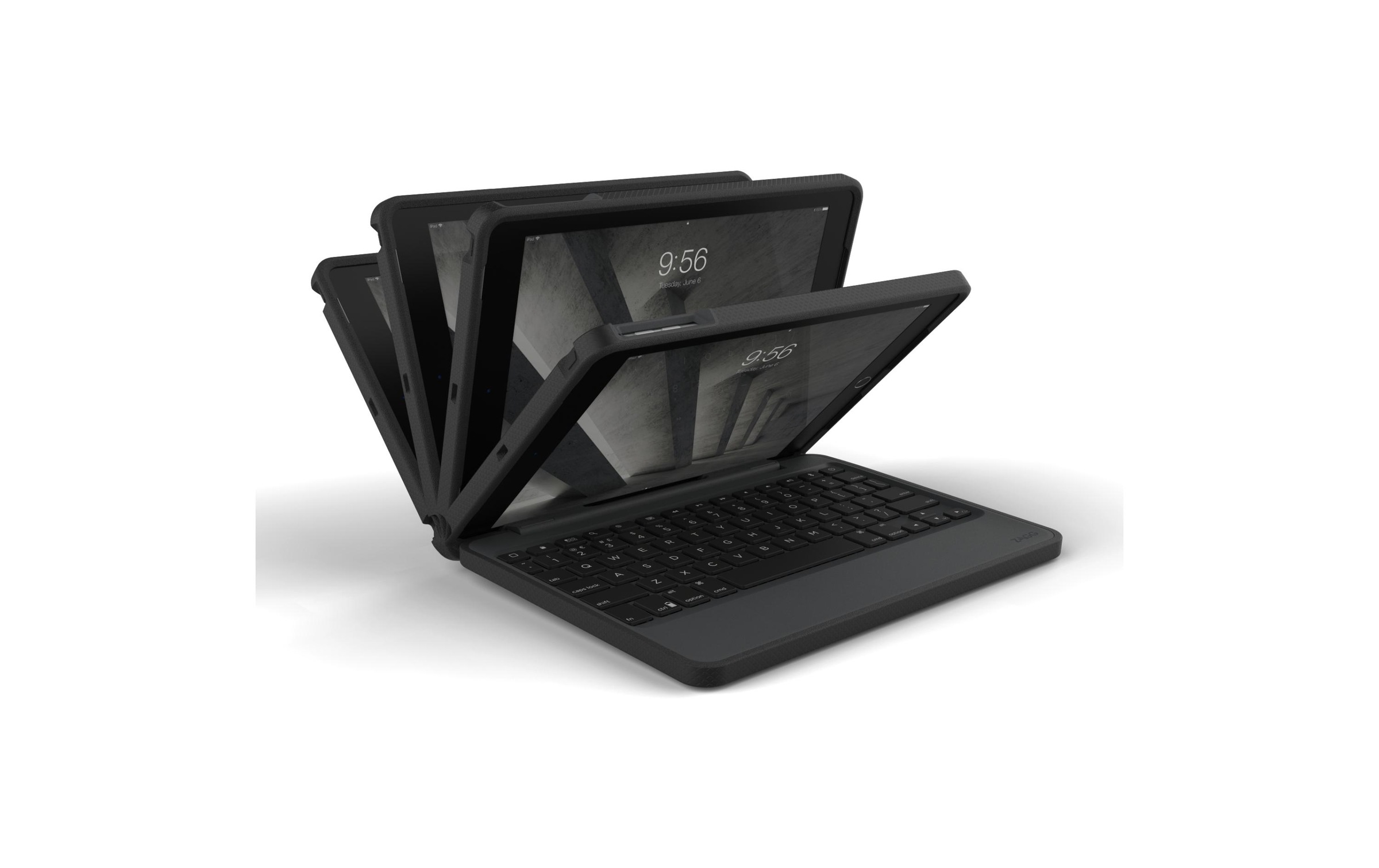ZAGG iPad-Tastatur »Cover Rugged Book iPad 9,7"«