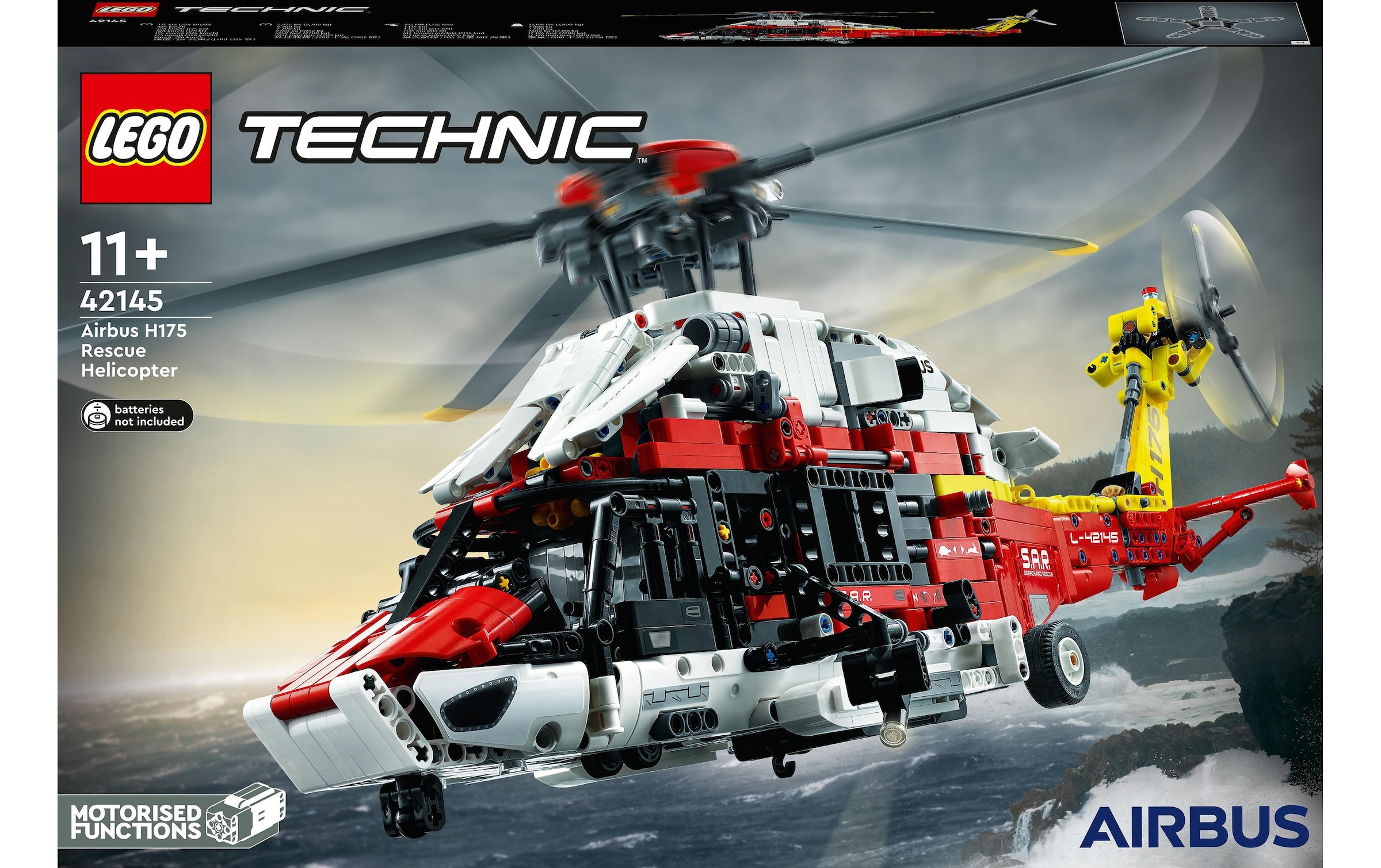 LEGO® Konstruktionsspielsteine »Airbus H175«, (2001 St.)