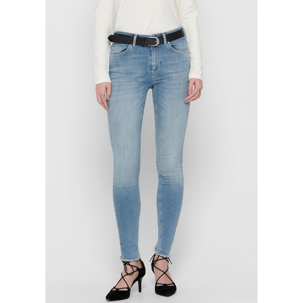 ONLY Ankle-Jeans »ONLBLUSH MID SK AK RAW REA1467«