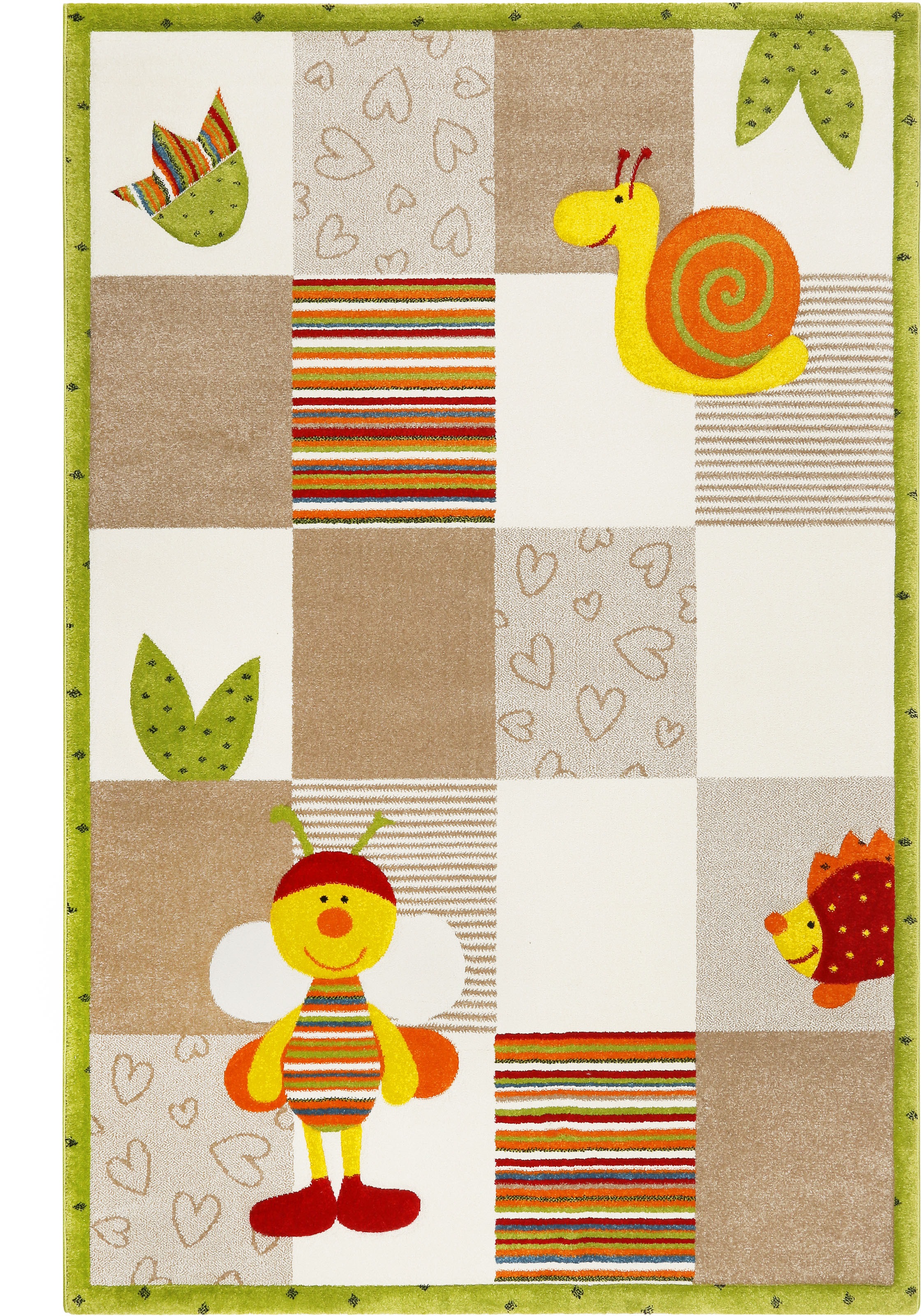 Esprit Kinderteppich »Kids Bee 2.0,  ESP-24322«, rechteckig, 13 mm Höhe, Kinder Motiv Biene Kurzflor Teppich