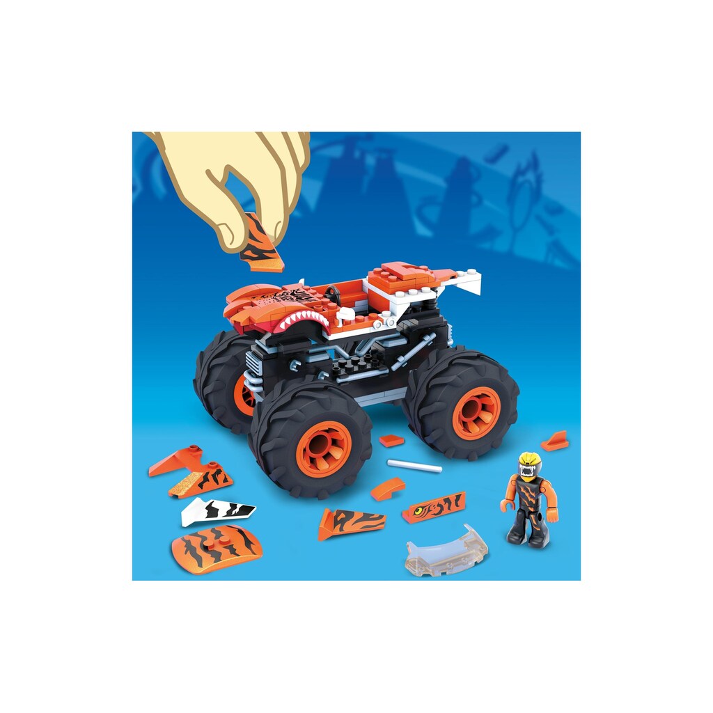 MEGA Spielzeug-Monstertruck »Mega Construx Hot Wheels Monster Trucks«, (186 tlg.)