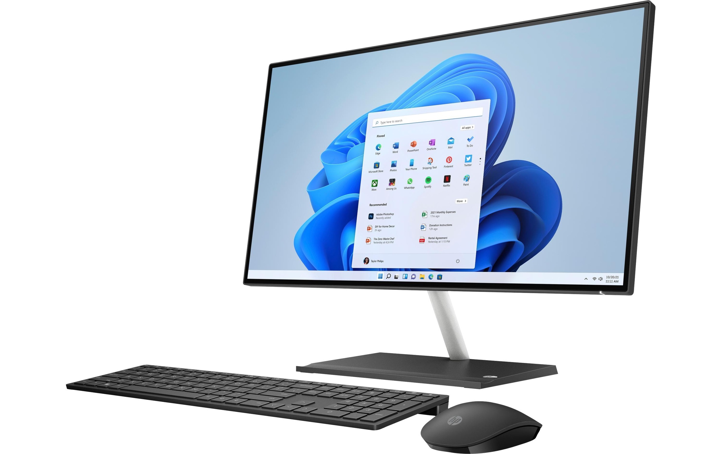 HP All-in-One PC »HP AIO 24-ck0758nz 45161 IPS FHD, Black«