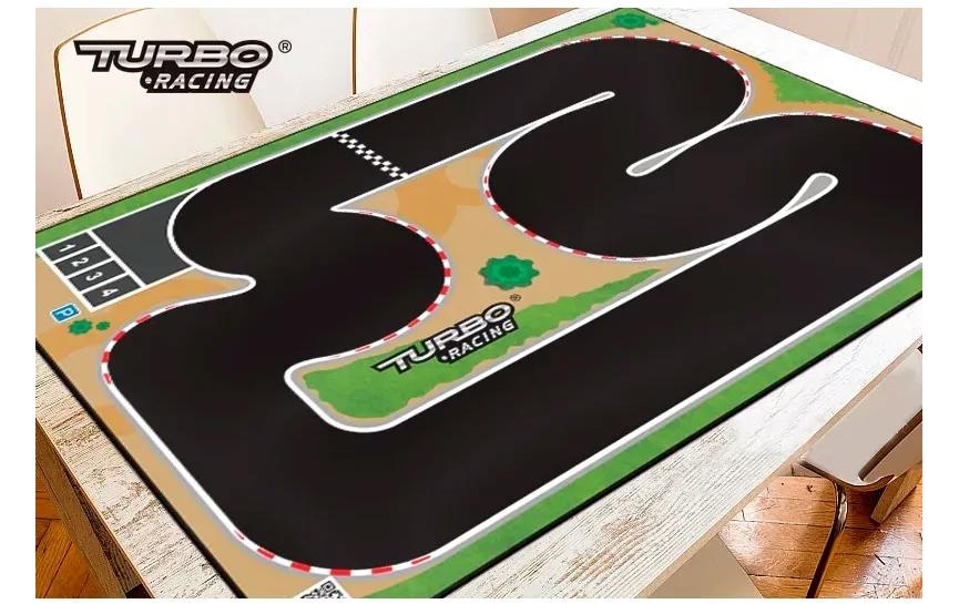 Autorennbahn »Turbo Track XL Micro Rally 80 x 120 cm«