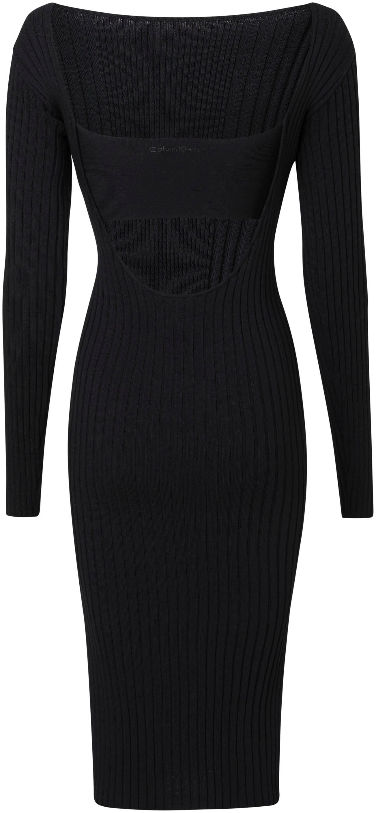 Calvin Klein Bleistiftkleid »ICONIC RIB OPEN BACK DRESS« online shoppen |  Jelmoli-Versand