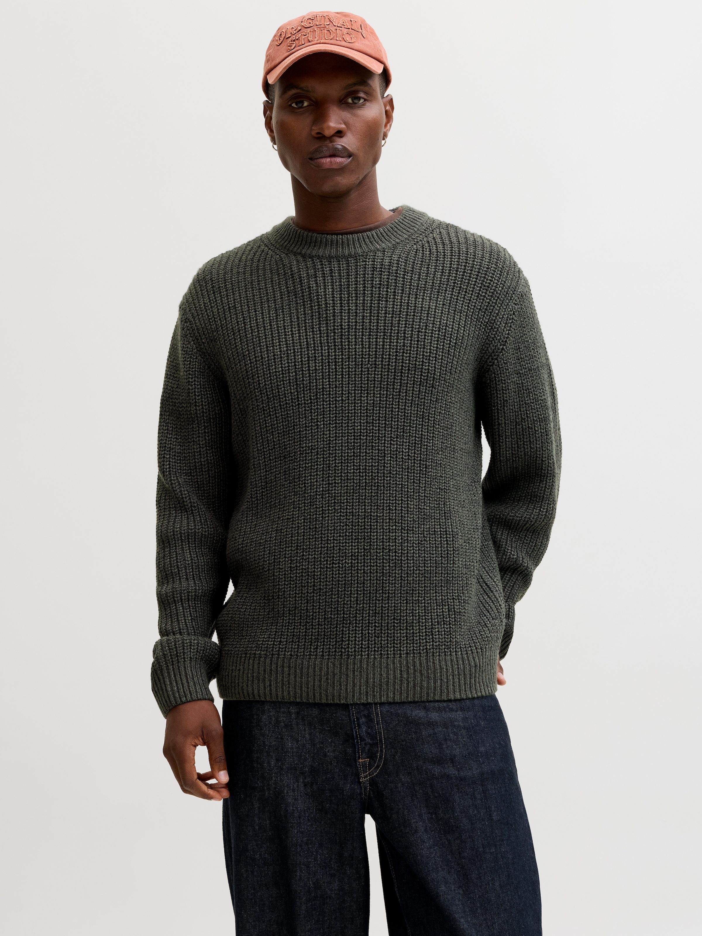 Jack & Jones Strickpullover »JORBLEECKER KNIT CREW NECK BF«