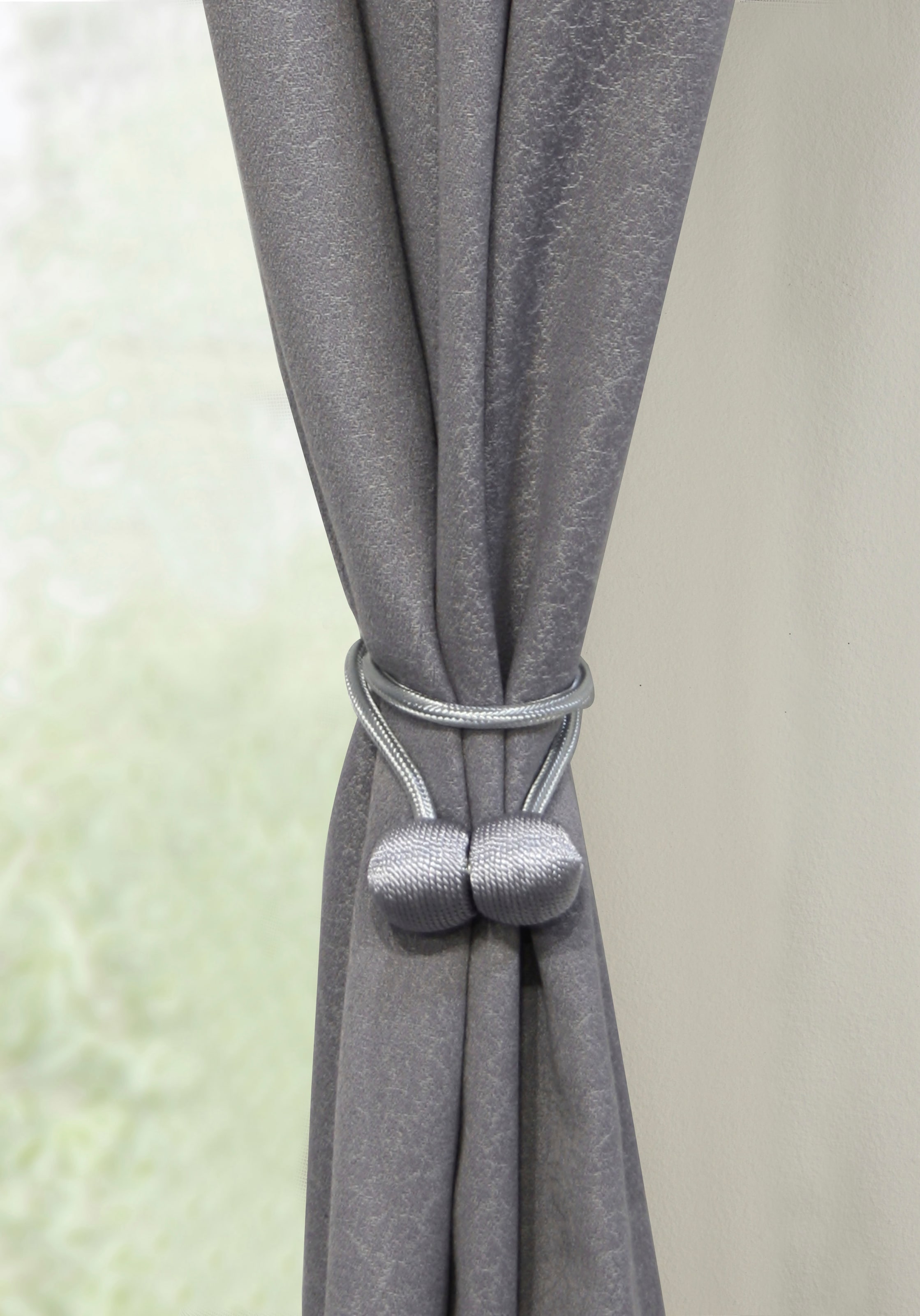 GARDINIA Raffhalter »Flex-S mit Magnet«, (2 St.), vielfältige Anbringungsmöglichkeiten