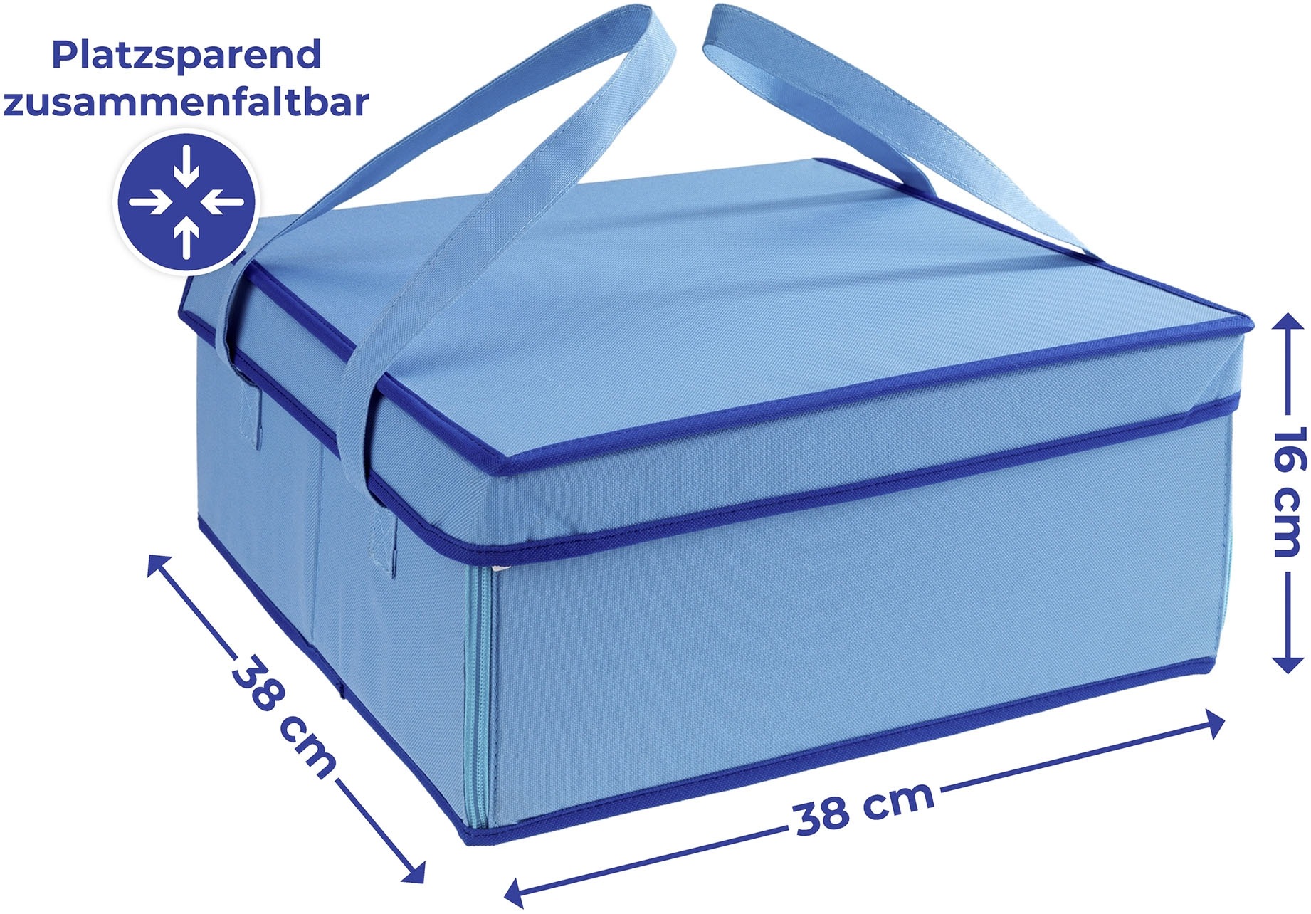 Maximex Kühltasche »BLAU«, Transporttasche mit Isolierschicht, für Kuchen, Kalt- und Warmspeisen