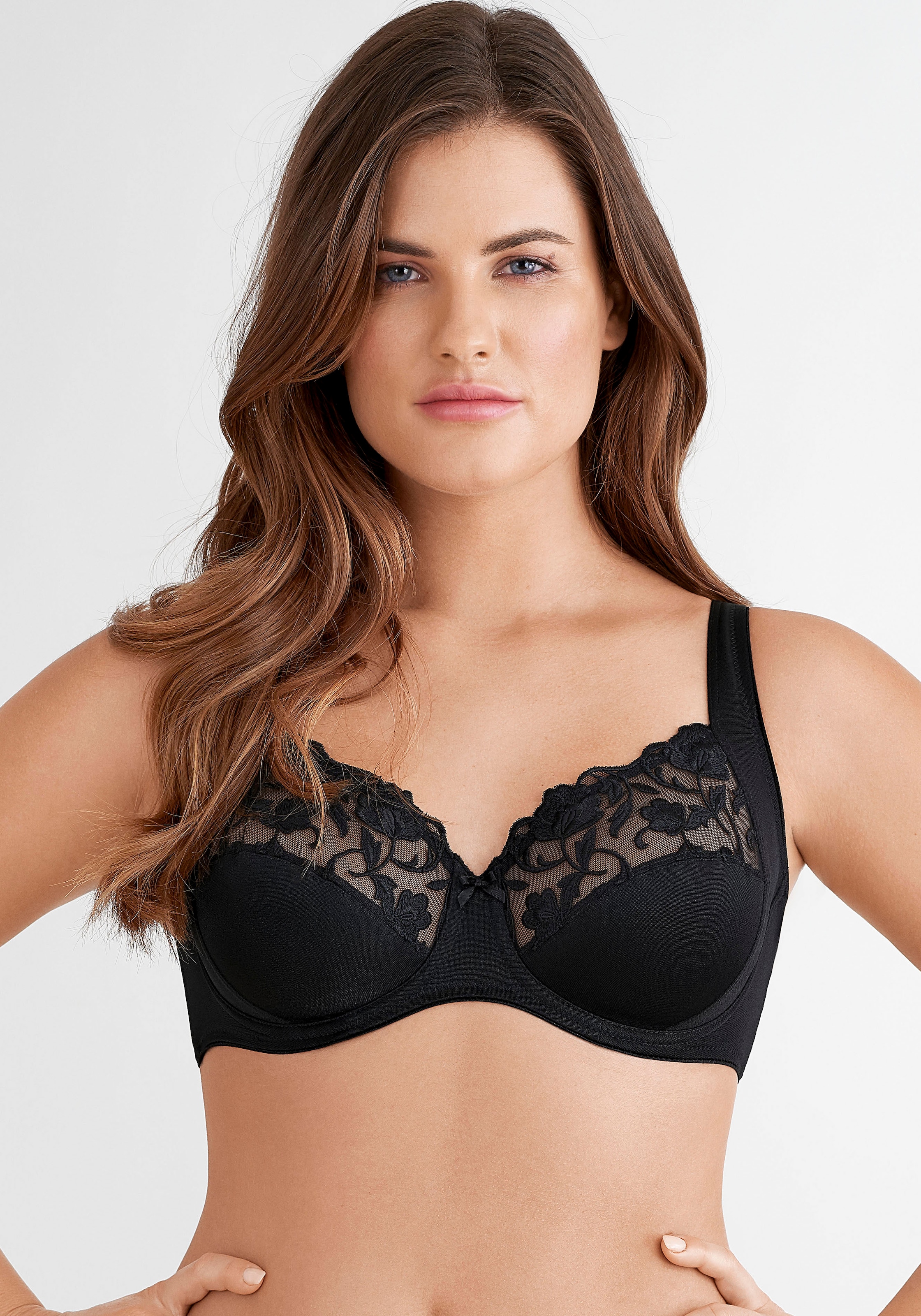 Felina Bügel-BH »Moments« Blütenstickerei, Zierschleife, Komfort-Bügel