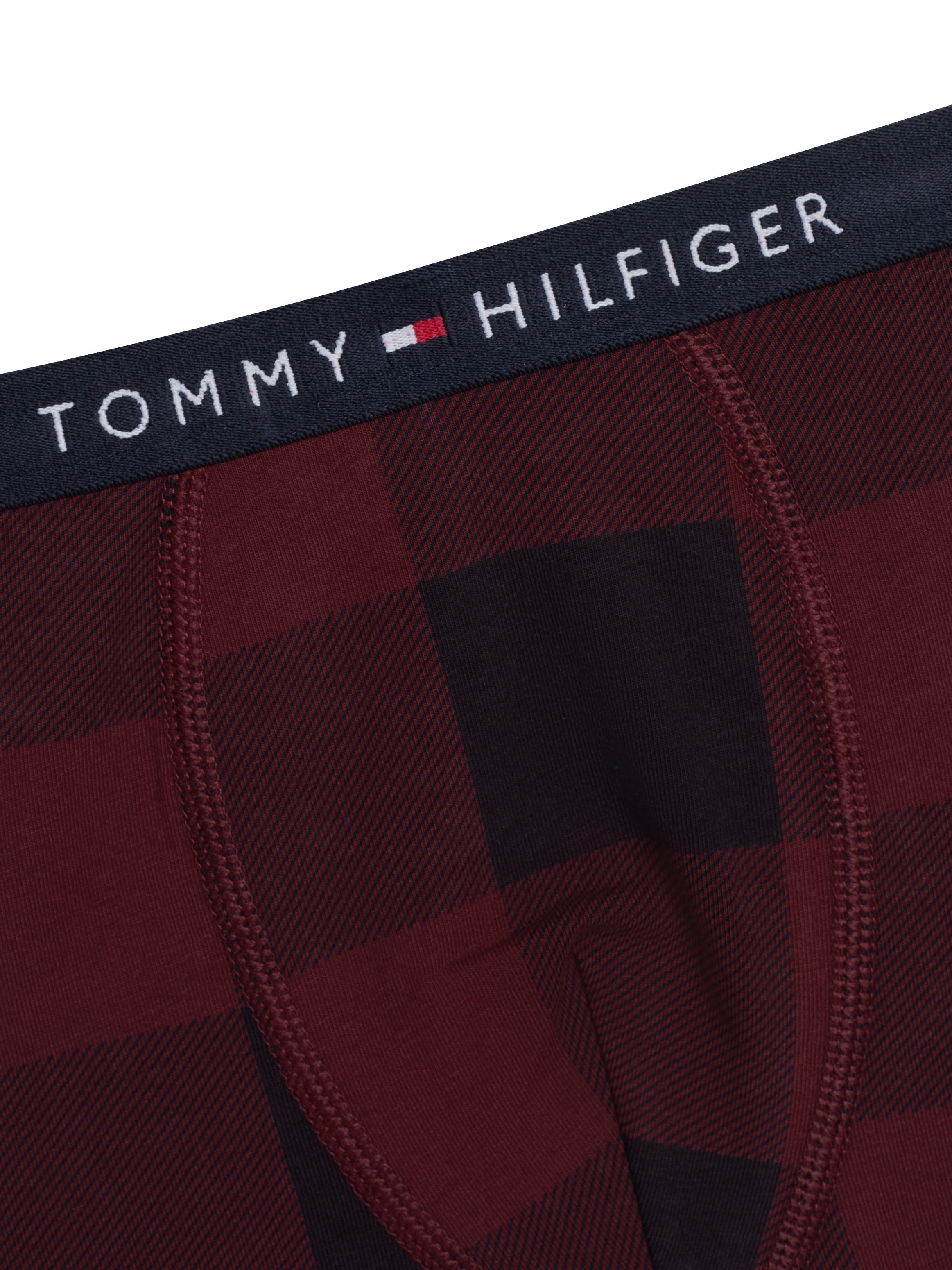 Tommy Hilfiger Underwear Pyjama »SS TEE/TRUNK GIFT SET BOXED«, (Set, 2 tlg.), mit Karomuster