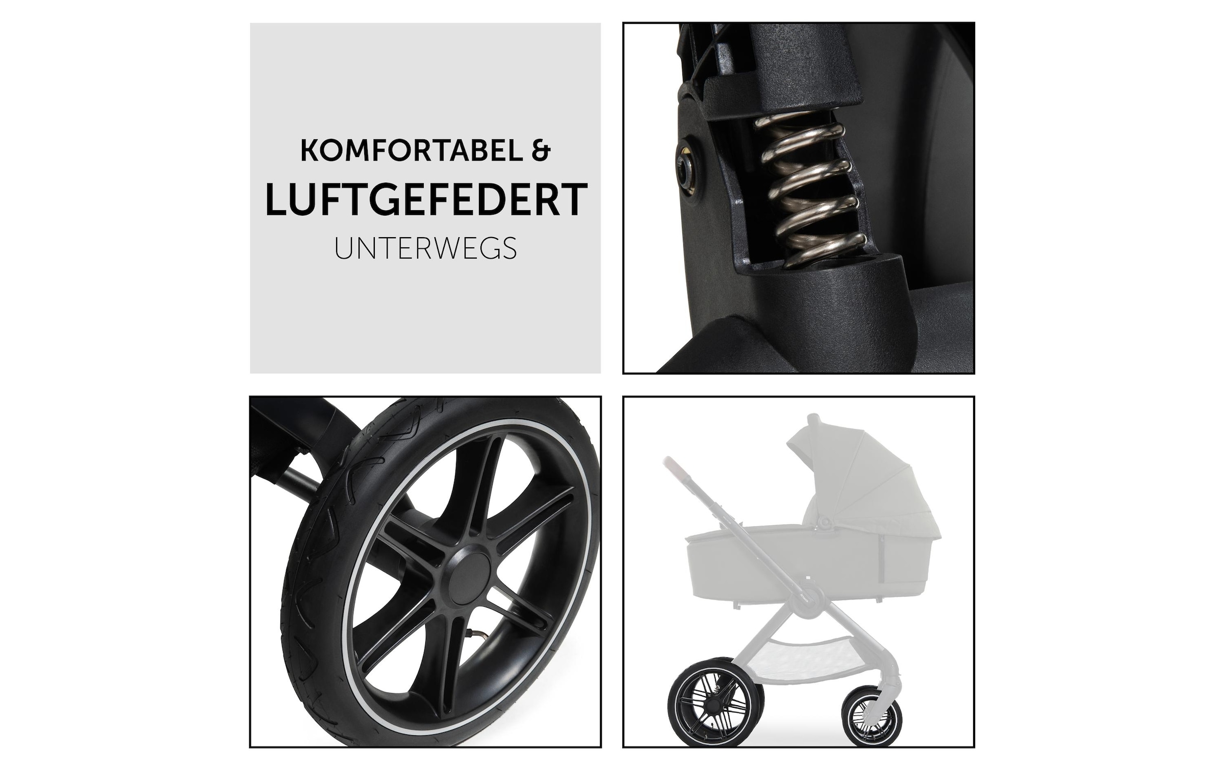 Hauck Kombi-Kinderwagen »Walk N Care«, 22 kg