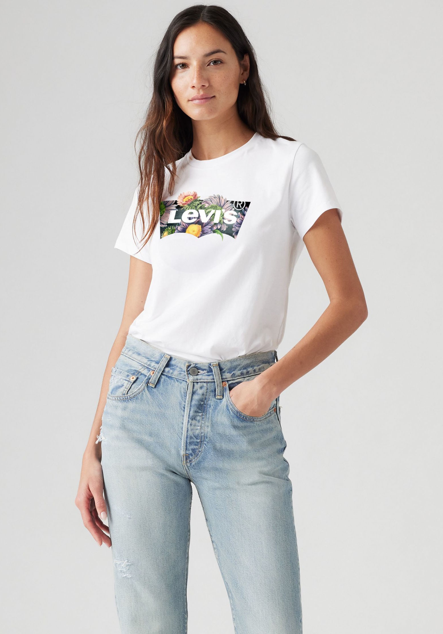 Levi's® T-Shirt »LSE THE PERFECT TEE« mit Logodruck