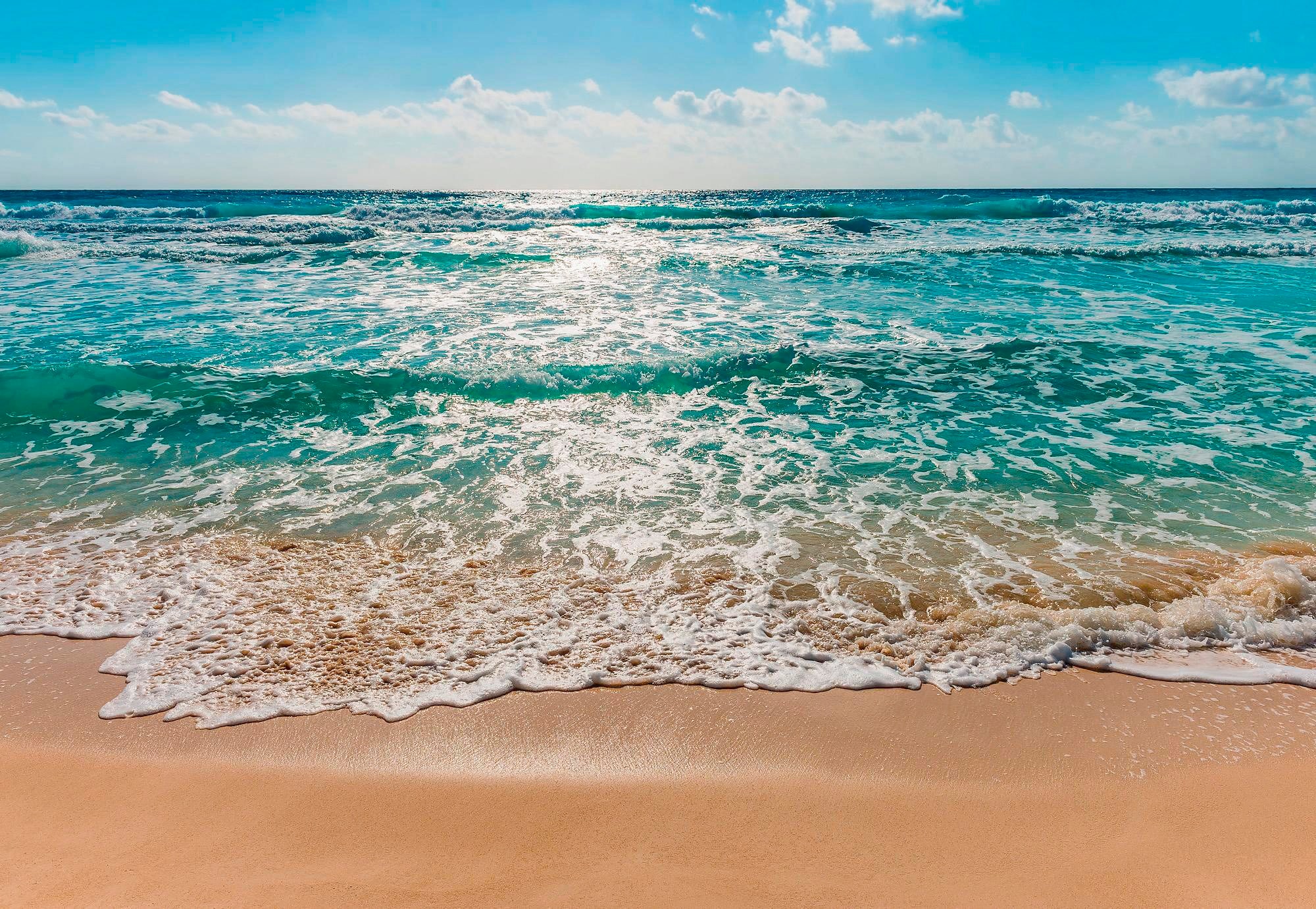 Komar Fototapete »Seaside«, bedruckt-Meer-Strand, 368x254 cm (Breite x Höhe),  inklusive Kleister zu günstigen Preisen shoppen | Jelmoli-Versand