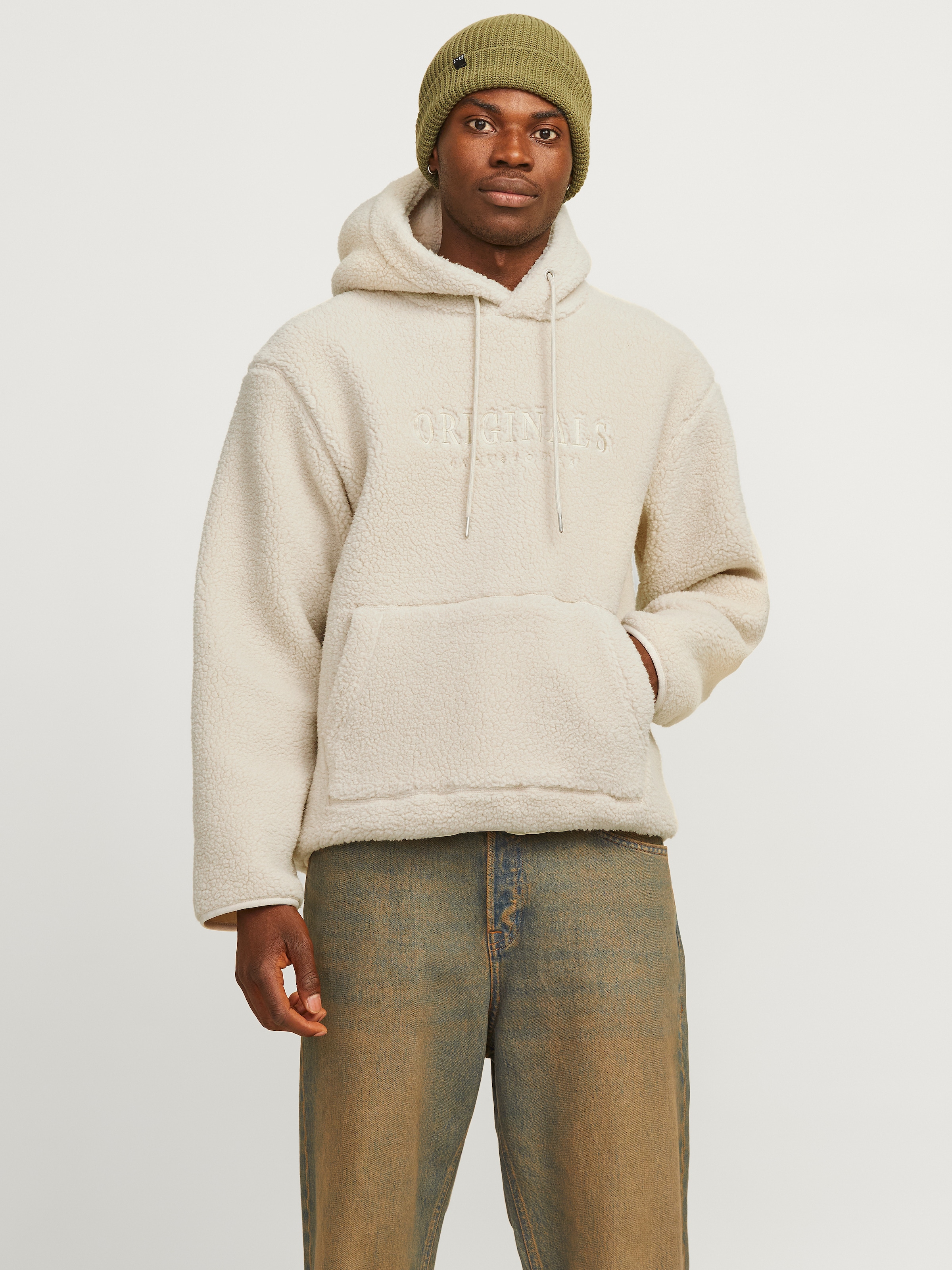 Felpa Con Cappuccio JACK & JONES Jorfrederiksberg Box Script Uomo – Comfort Primaverile