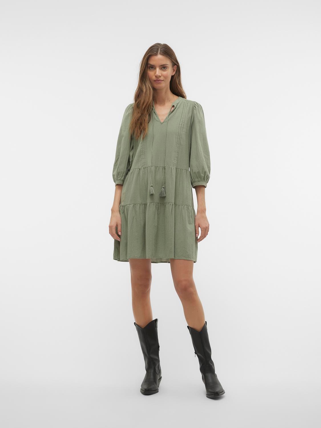 Vero Moda Tunikakleid »VMPRETTY 3/4 TUNIC NOOS«