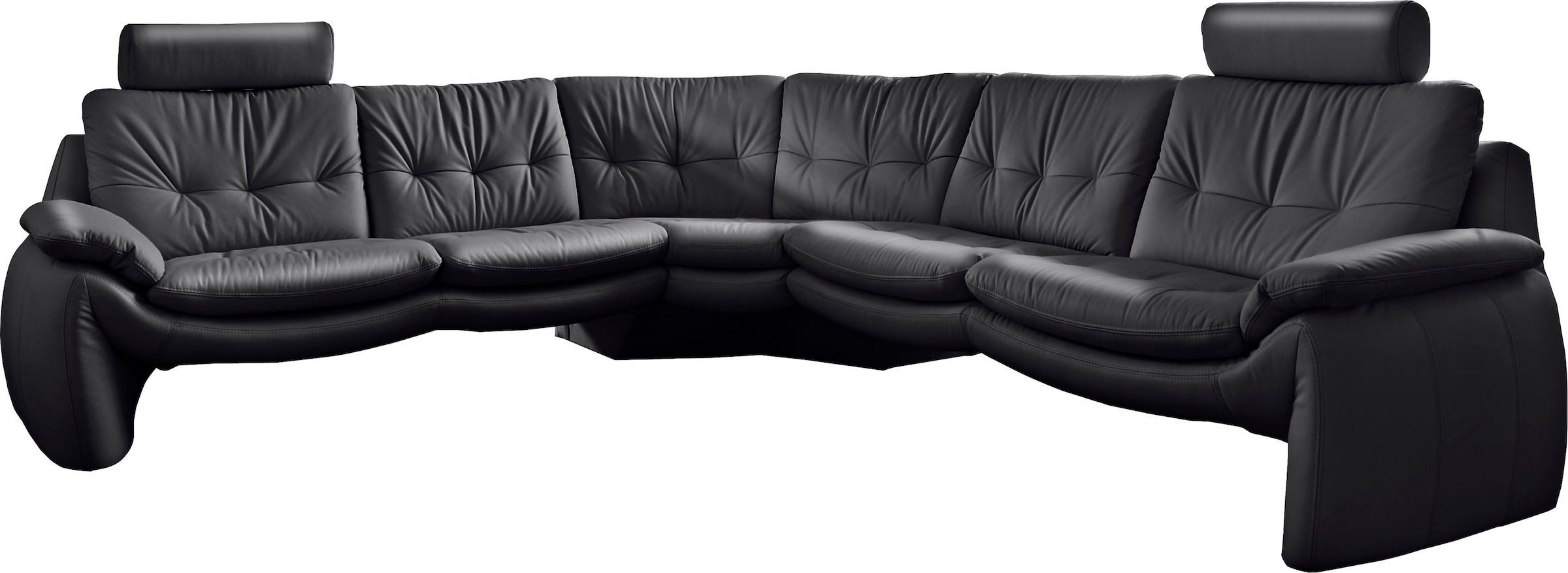 PLACES OF STYLE Ecksofa »Luna L-Form«, in einzigartiger Optik