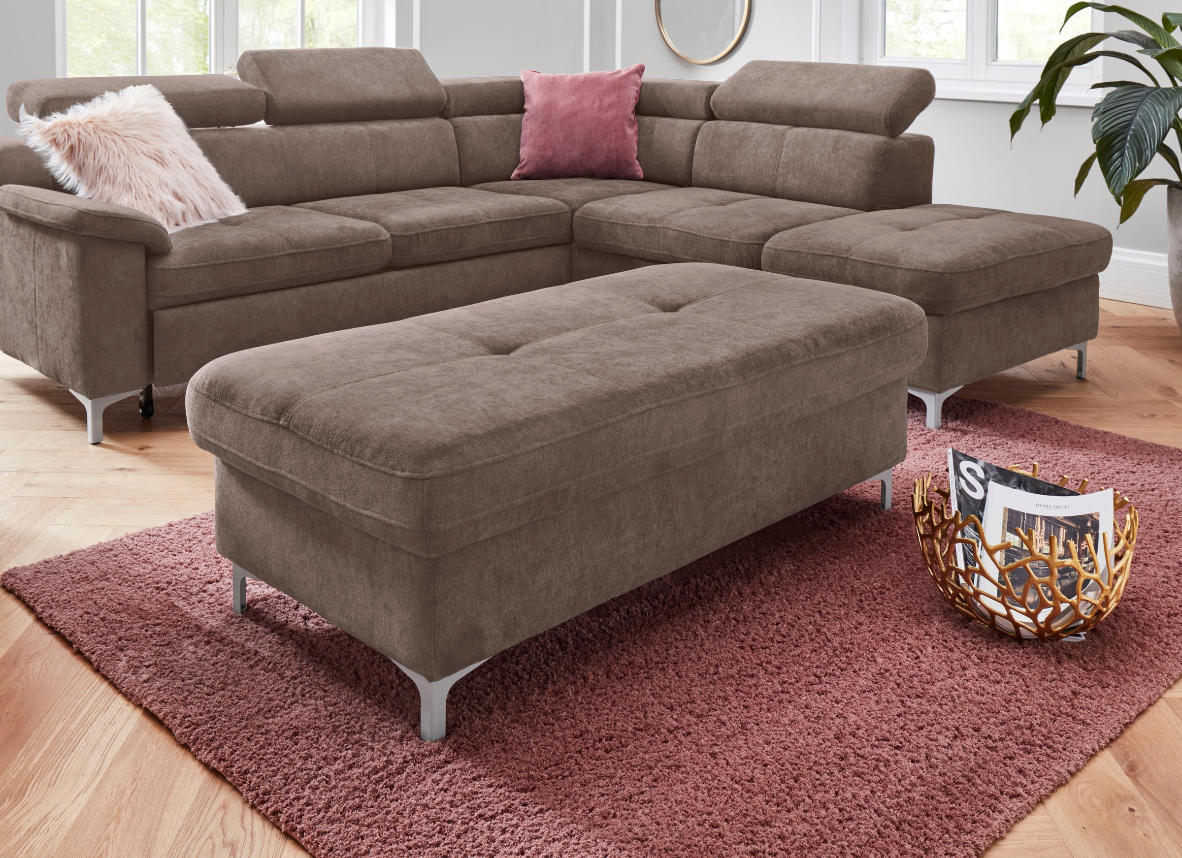 exxpo - sofa fashion Hocker »Florenz«