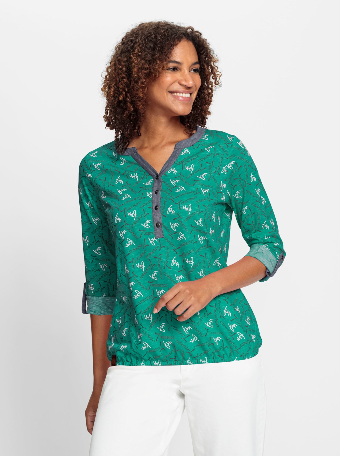 Casual Looks Langarmshirt »Shirt«, (1 tlg.)