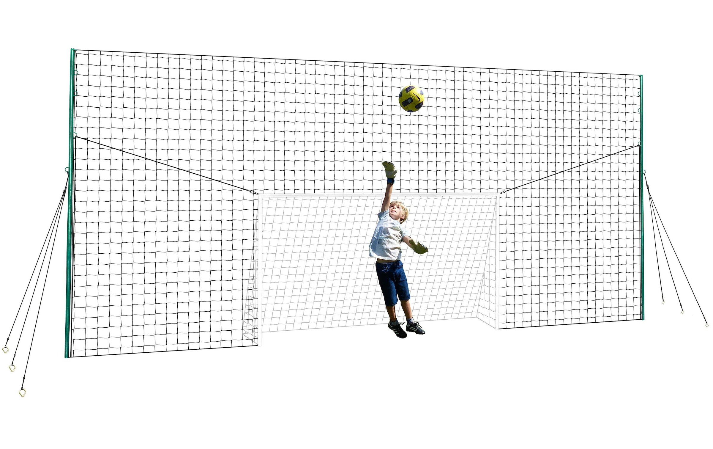 Fussballtor »Open Goaaal! Open Goaaal – Standard Hochfang- und Auffangnetz«