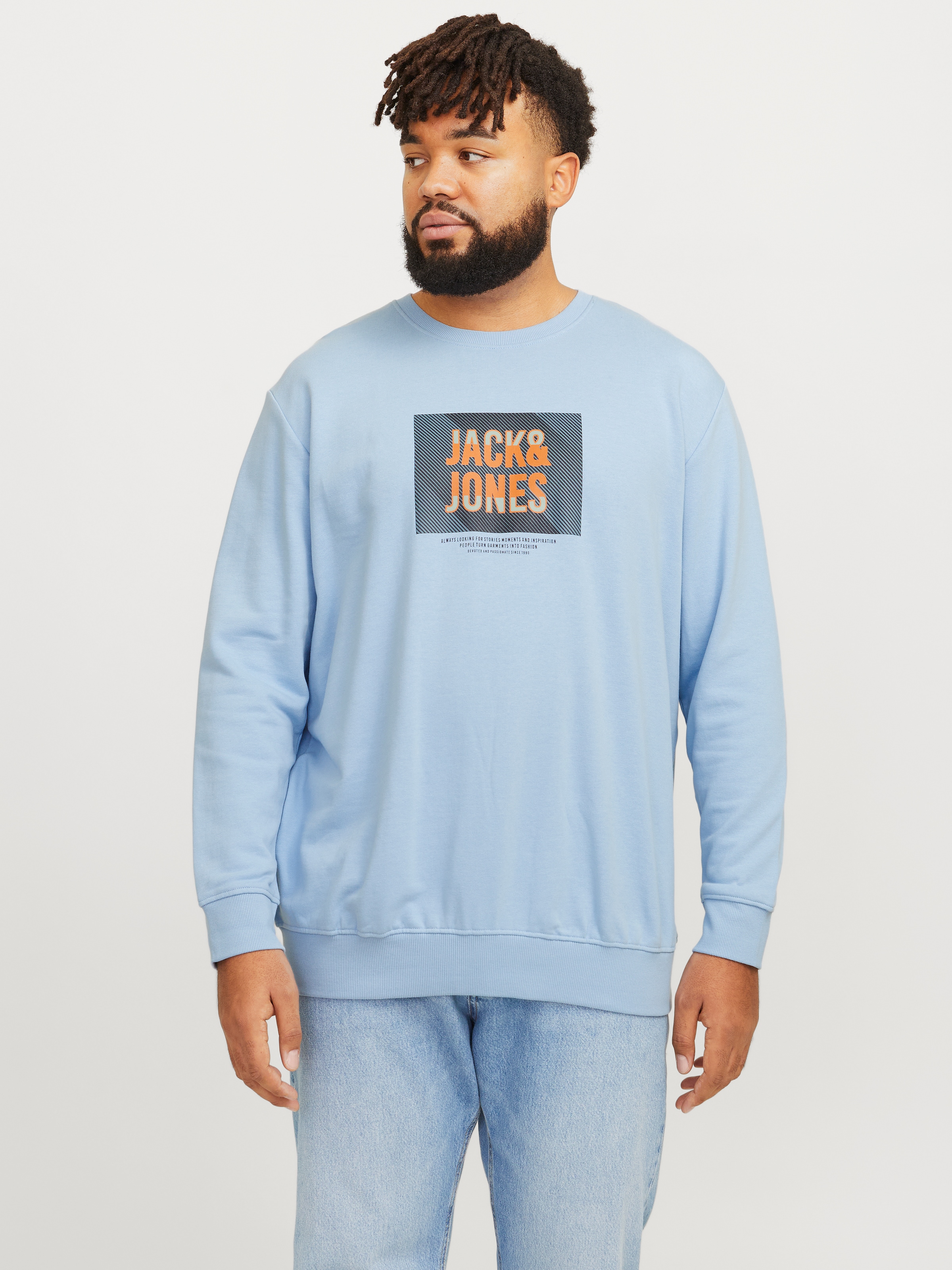 Jack & Jones PlusSize Sweatshirt »JJHUDSON SWEAT CREW NECK PLS«