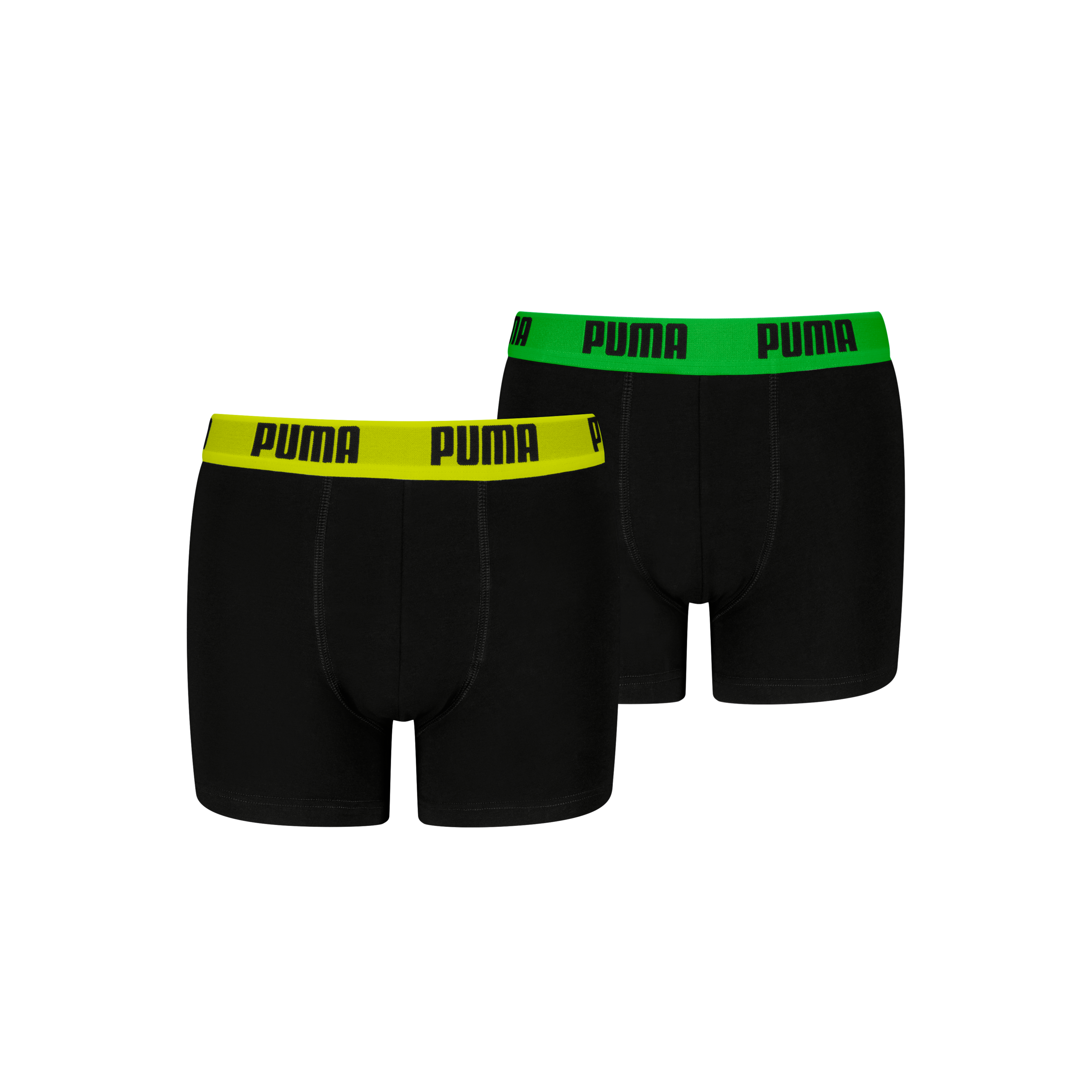 PUMA Boxershorts »PUMA BOYS EVERYDAY BASIC BOXERS 2P« Packung, 2er Pack, Boys, mit Logobund, elastisch
