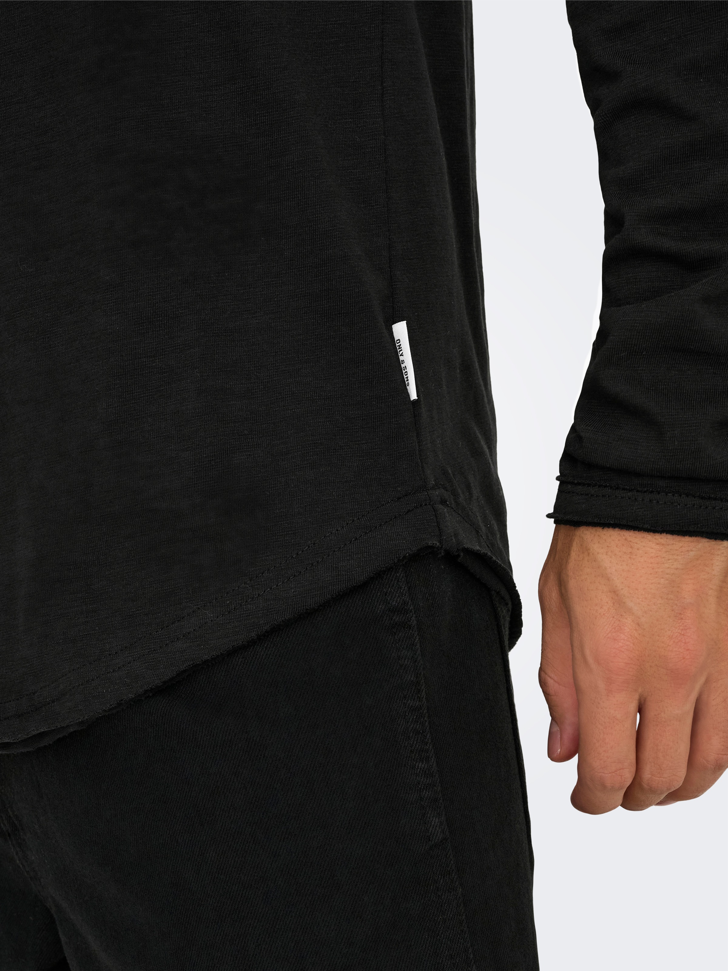 ONLY & SONS Langarmshirt »ONSBENNE LONGY LS TEE VD«