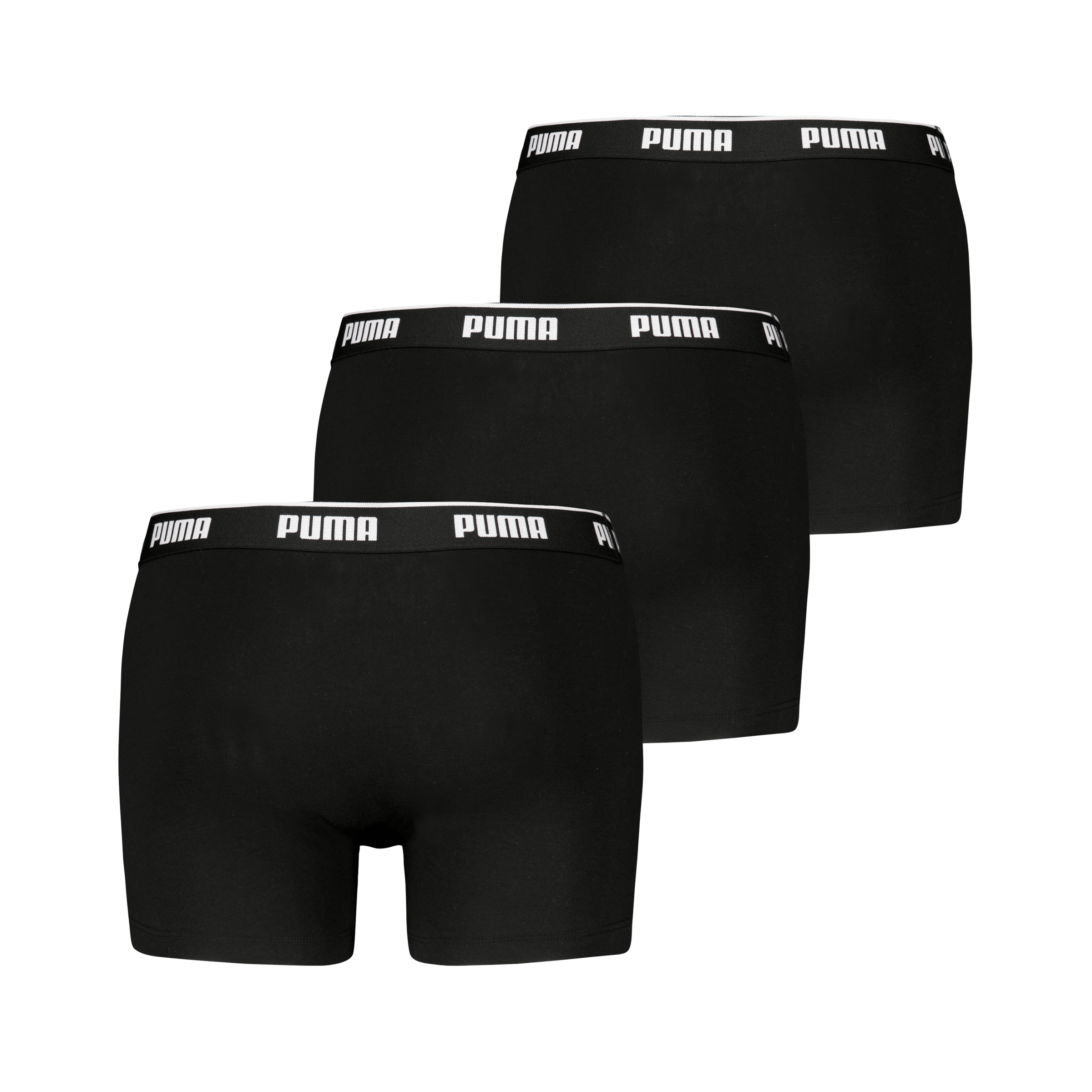 PUMA Boxershorts »PUMA MEN EVERYDAY BASIC BOXERS 3P« 3er Pack, Komfortabler elastischer Logobund
